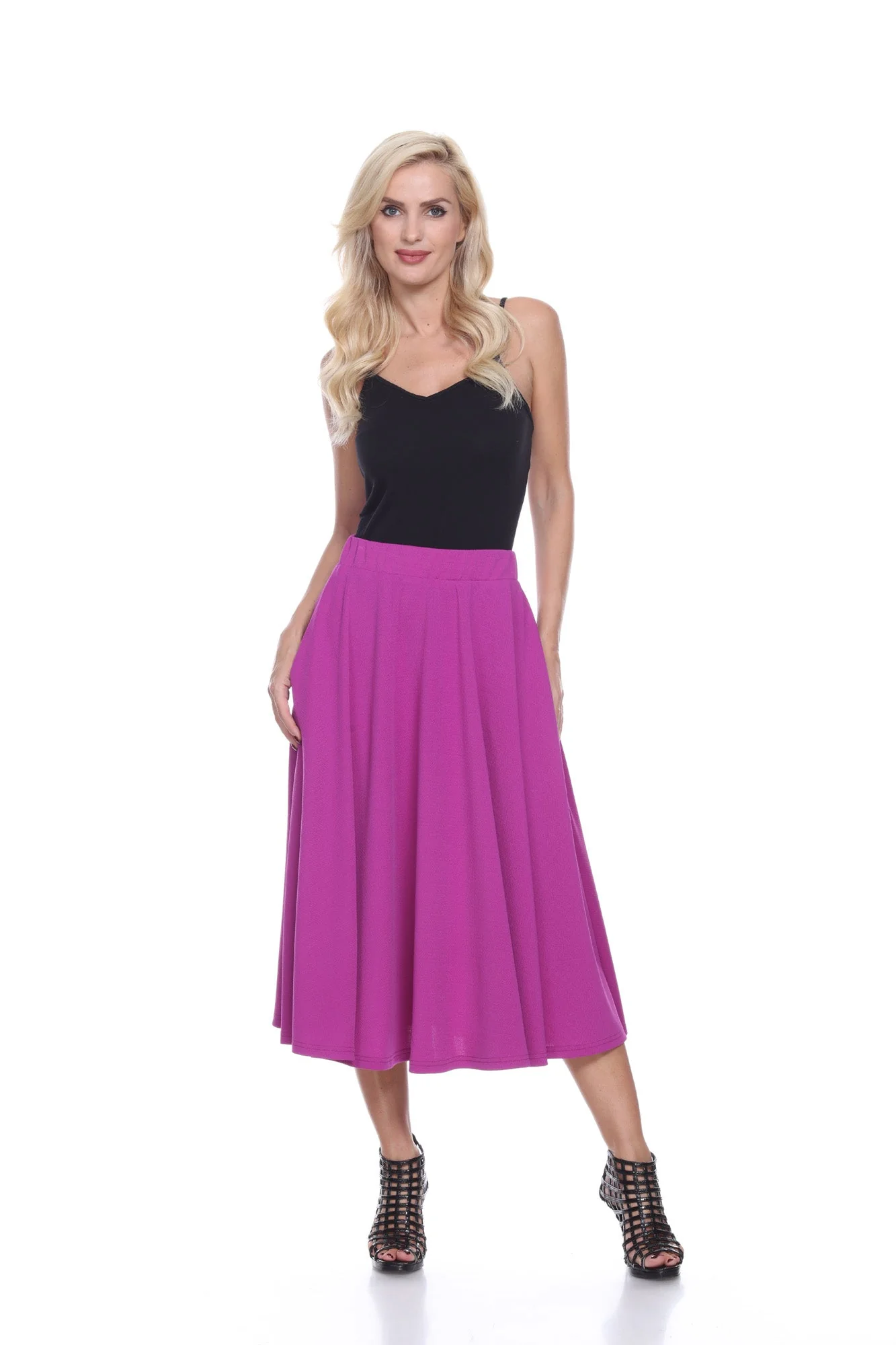 Tasmin Flare Midi Skirts - Image 45