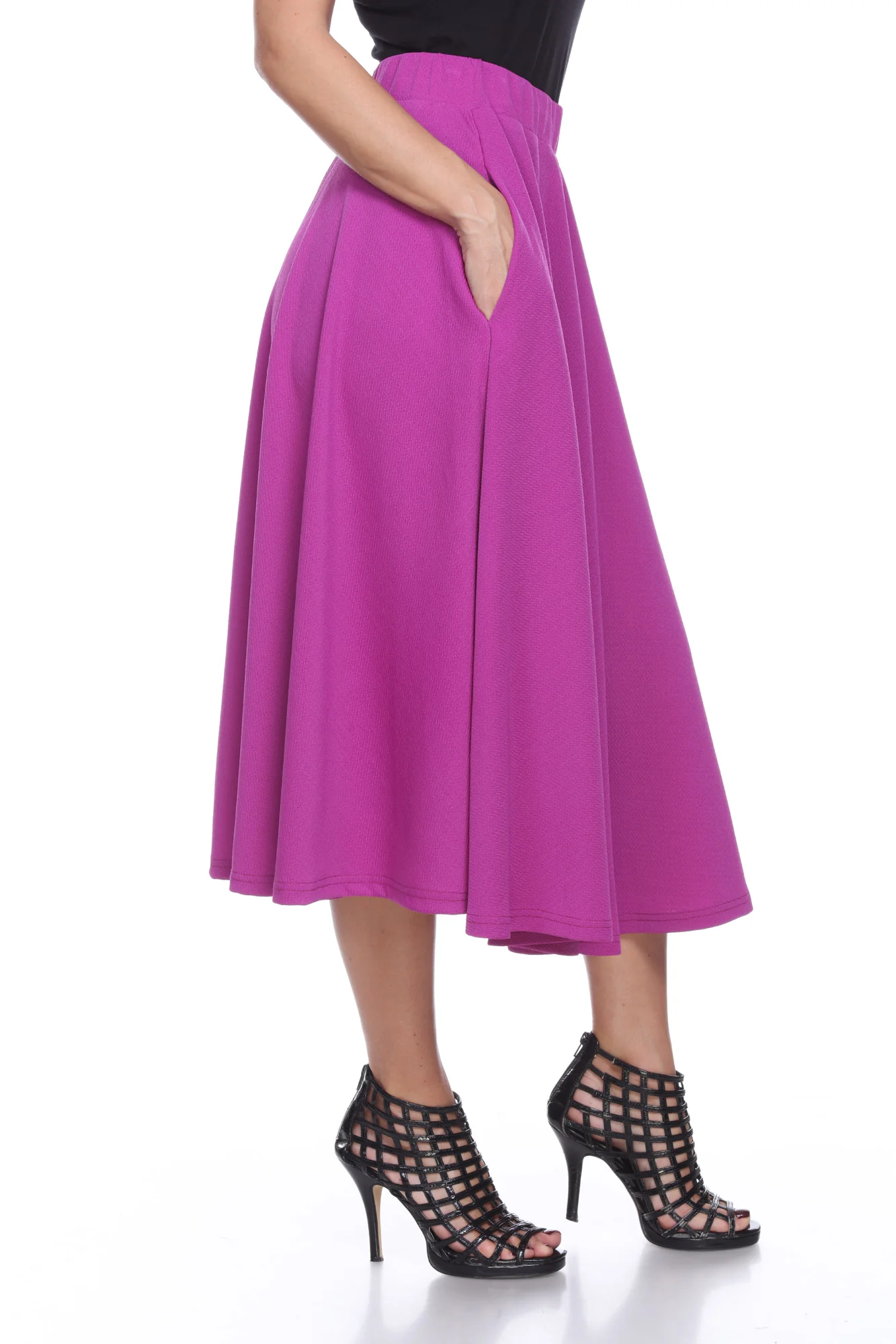 Tasmin Flare Midi Skirts - Image 48