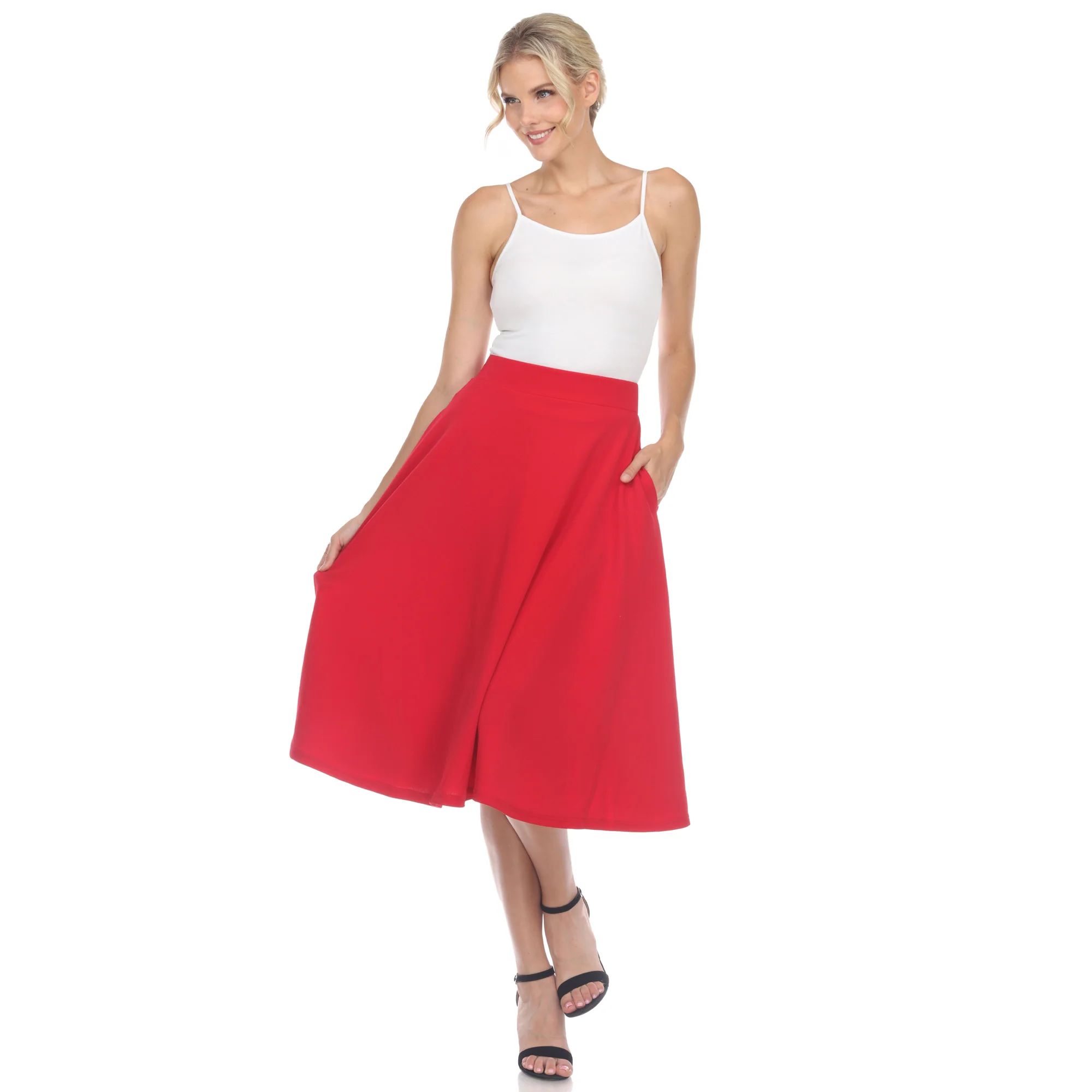 Tasmin Flare Midi Skirts - Image 51