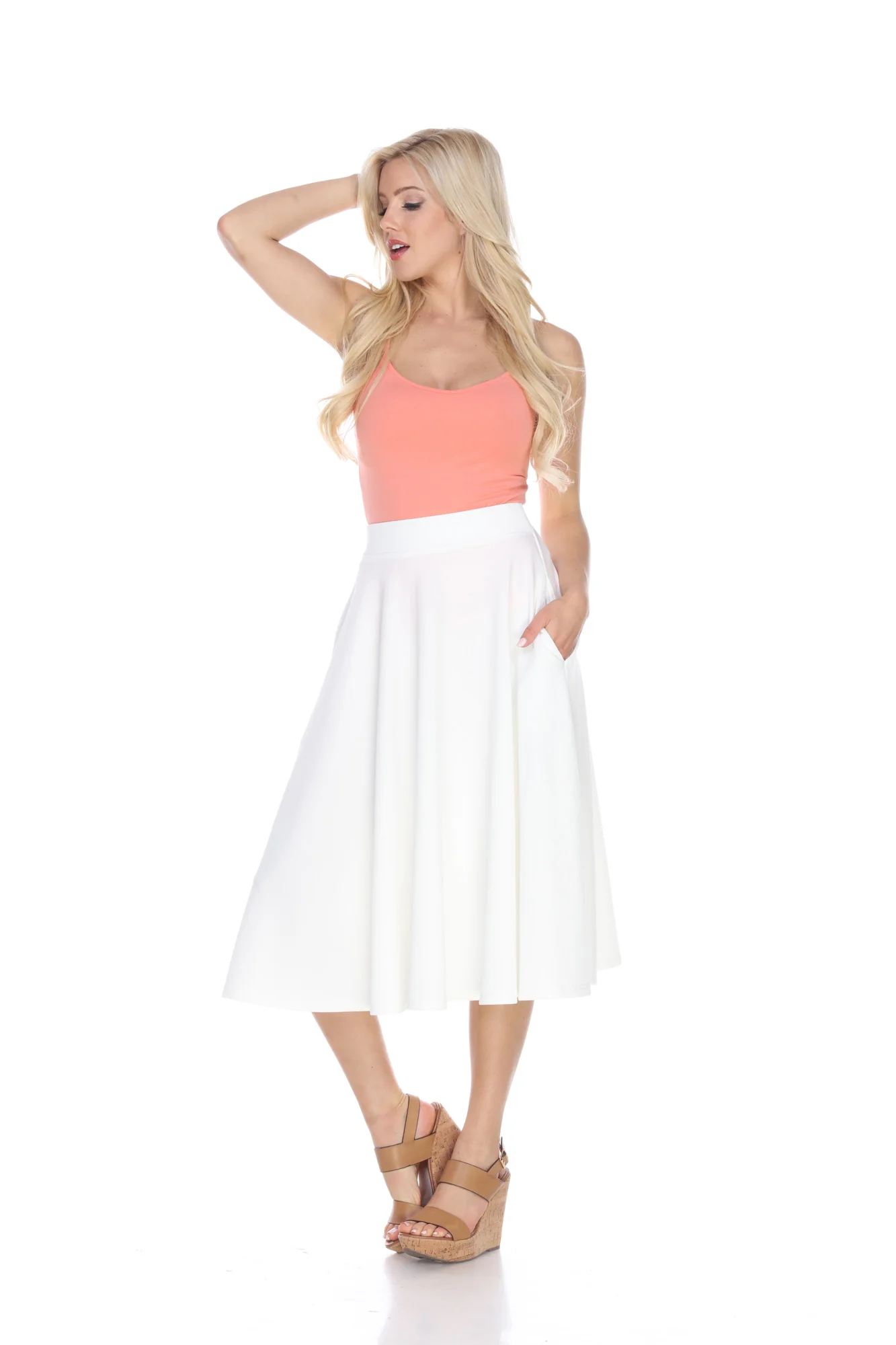 Tasmin Flare Midi Skirts - Image 58
