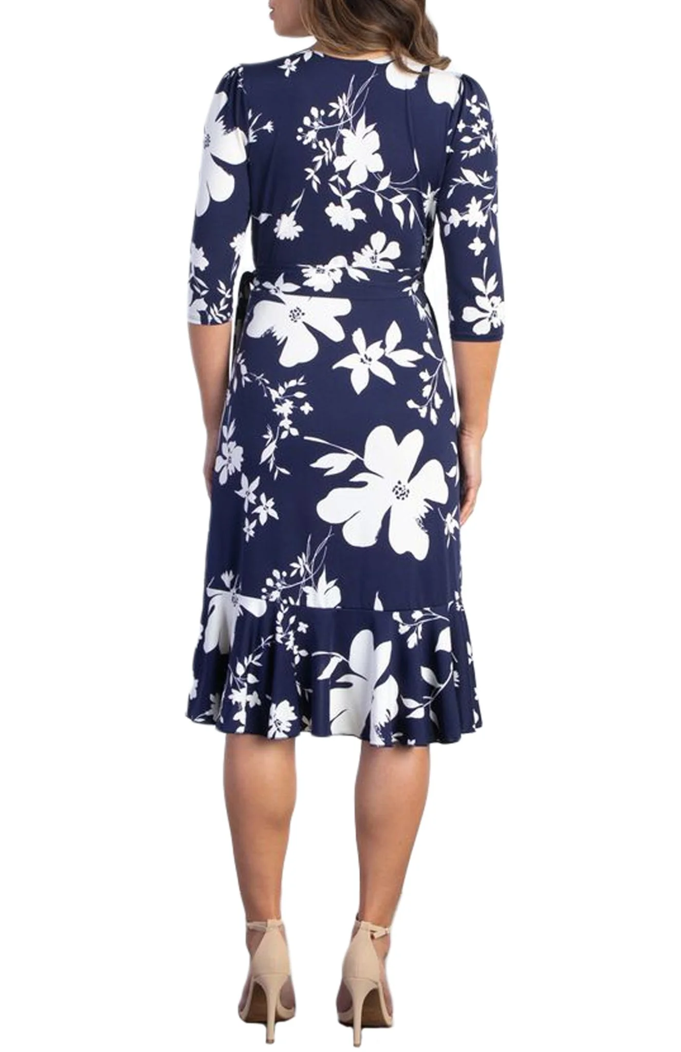 Flirty Flounce Wrap Dress - Image 5