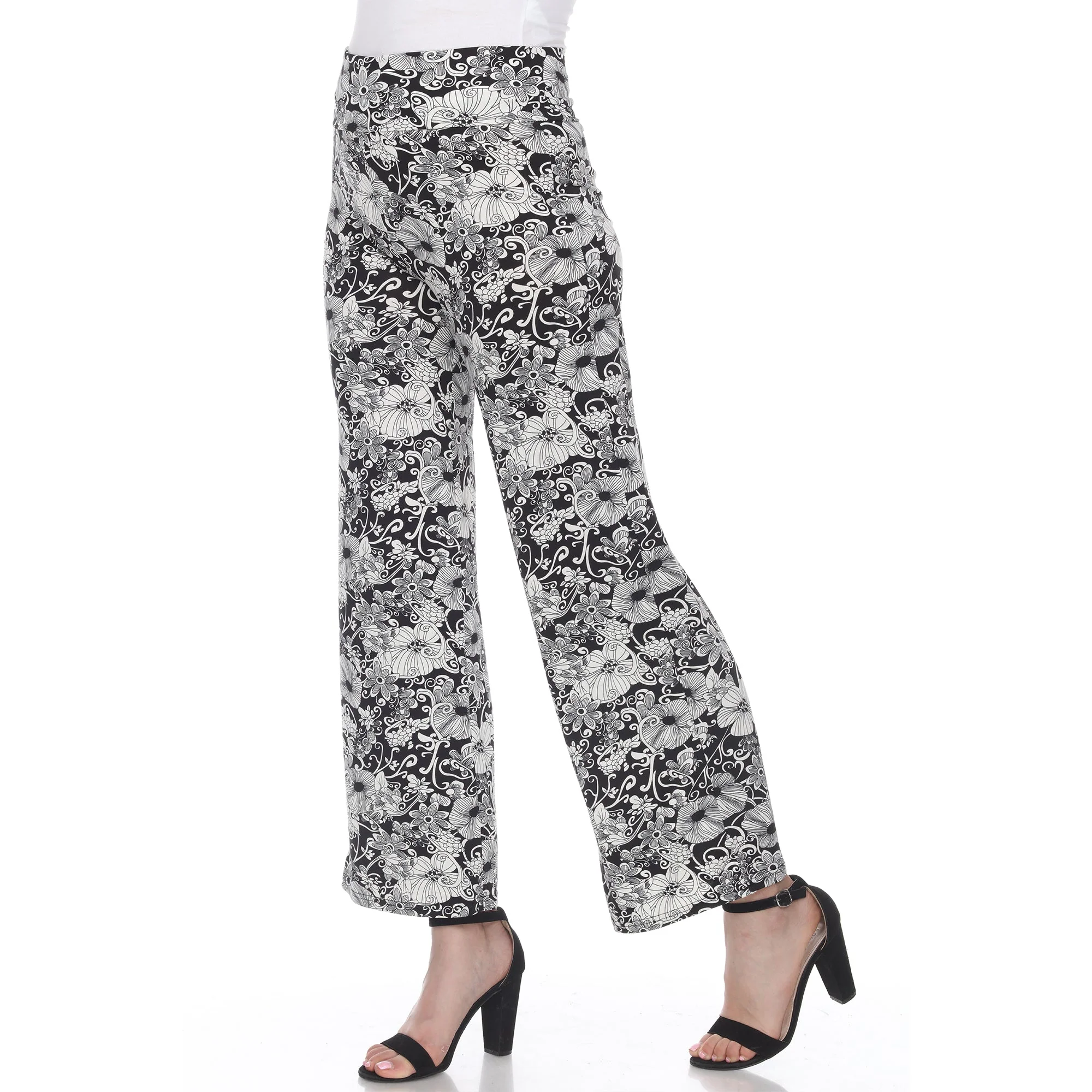 Floral Paisley Palazzo Pants - Image 10