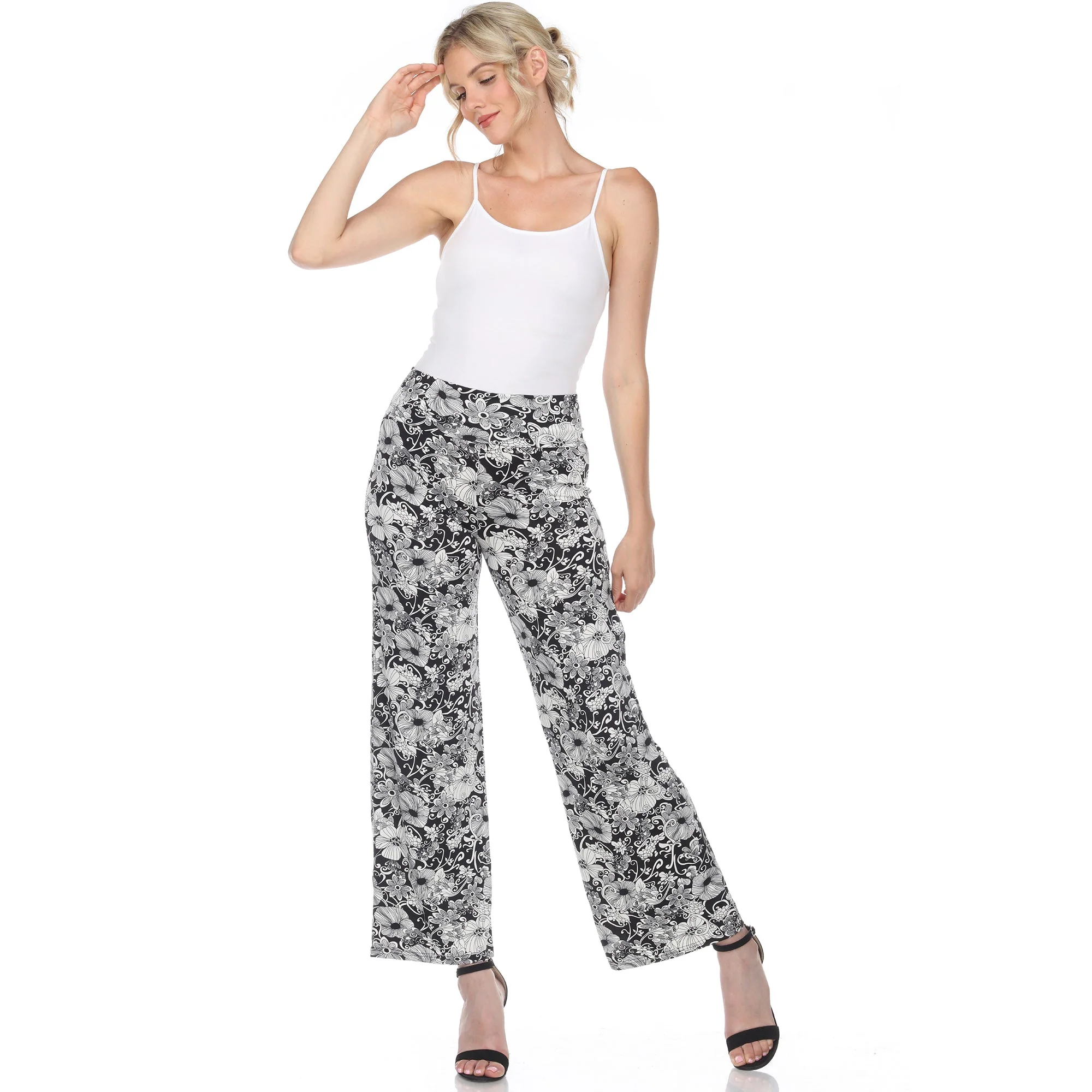 Floral Paisley Palazzo Pants - Image 8