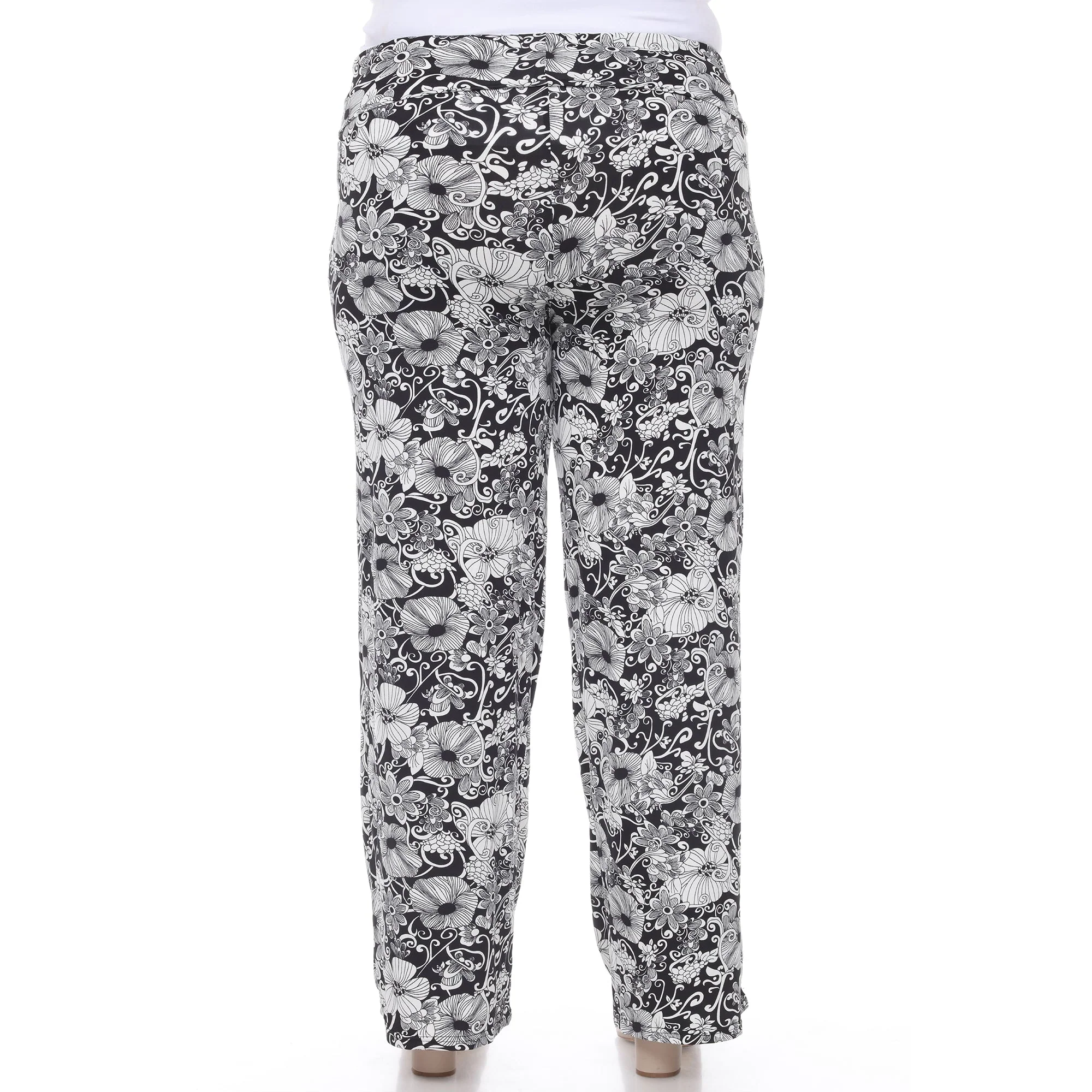 Floral Paisley Palazzo Pants - Plus - Image 13