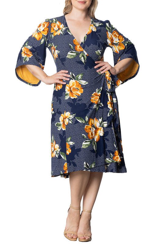 Gemini Wrap Dress - Plus - Image 10