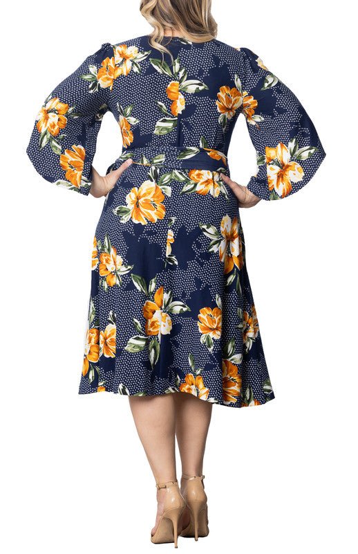Gemini Wrap Dress - Plus - Image 11