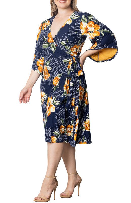 Gemini Wrap Dress - Plus - Image 12