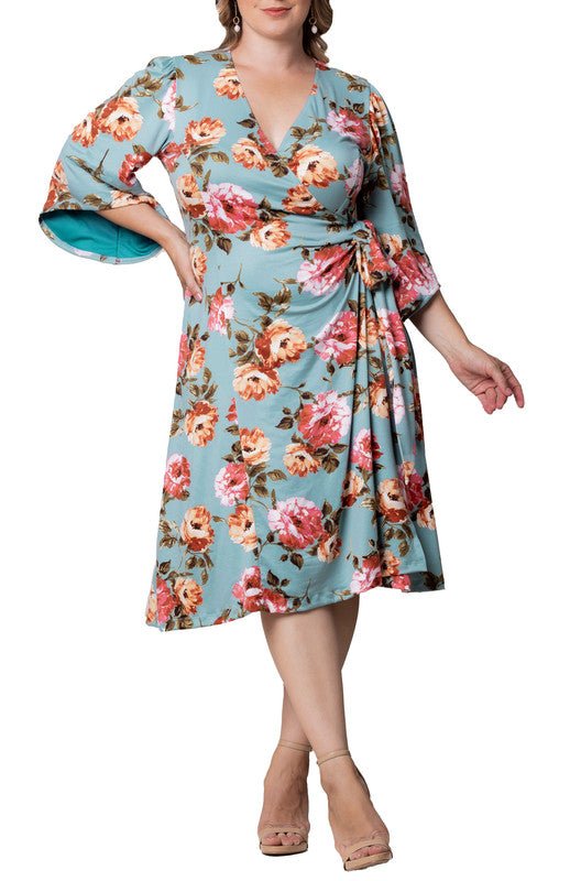 Gemini Wrap Dress - Plus - Image 5