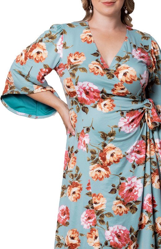 Gemini Wrap Dress - Plus - Image 7