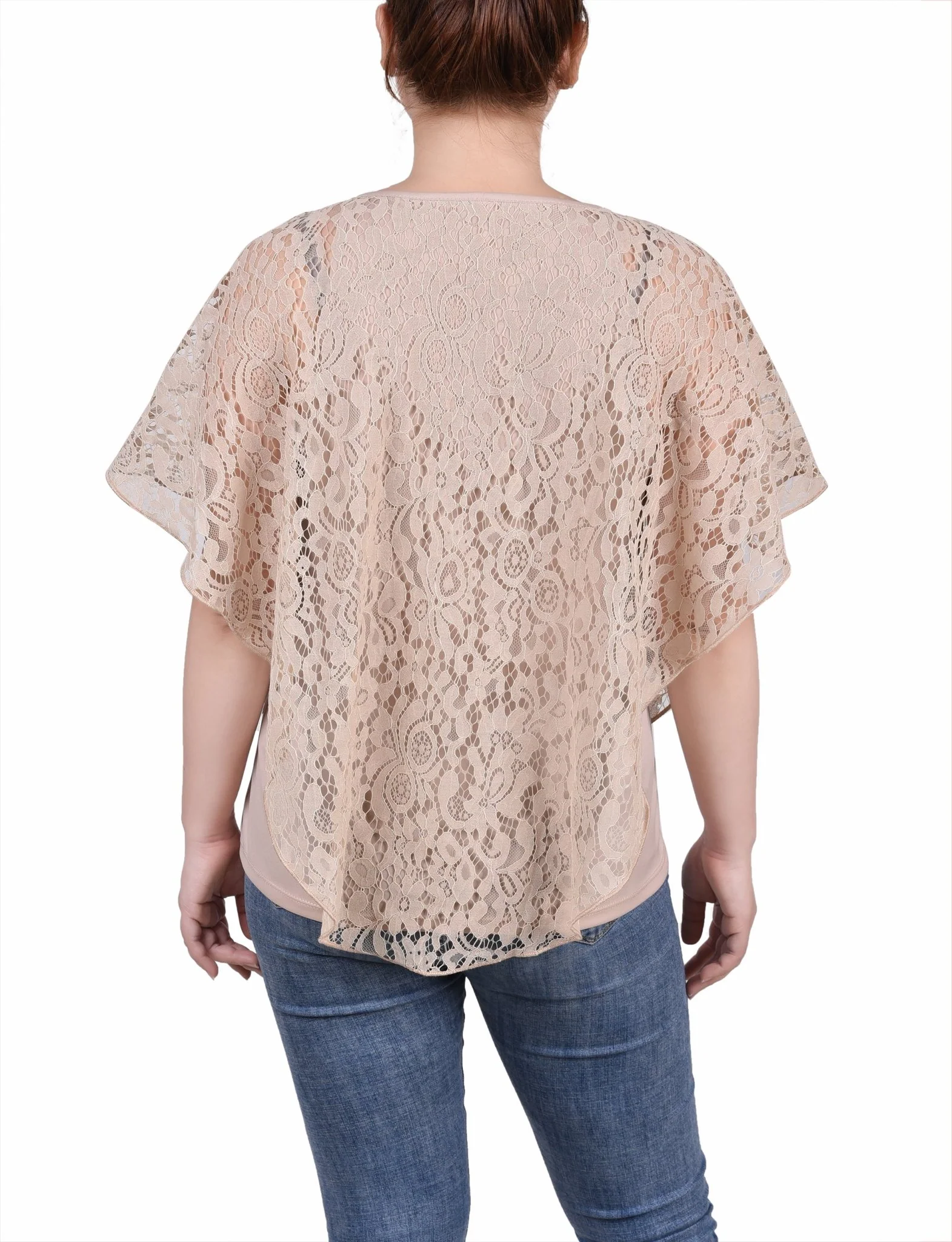 Lace Poncho With Bar - Petite - Image 9