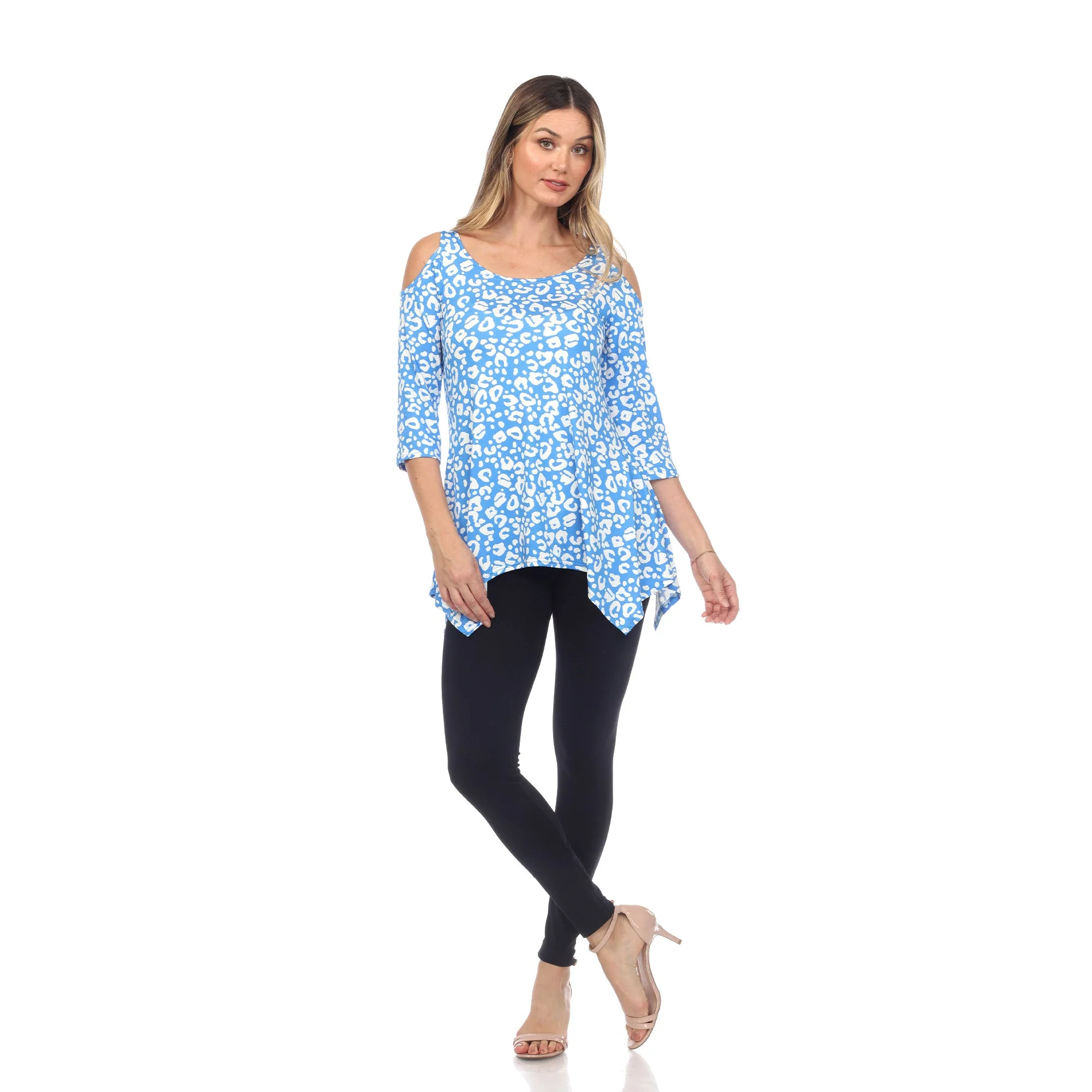 Leopard Cold Shoulder Tunic - Image 19