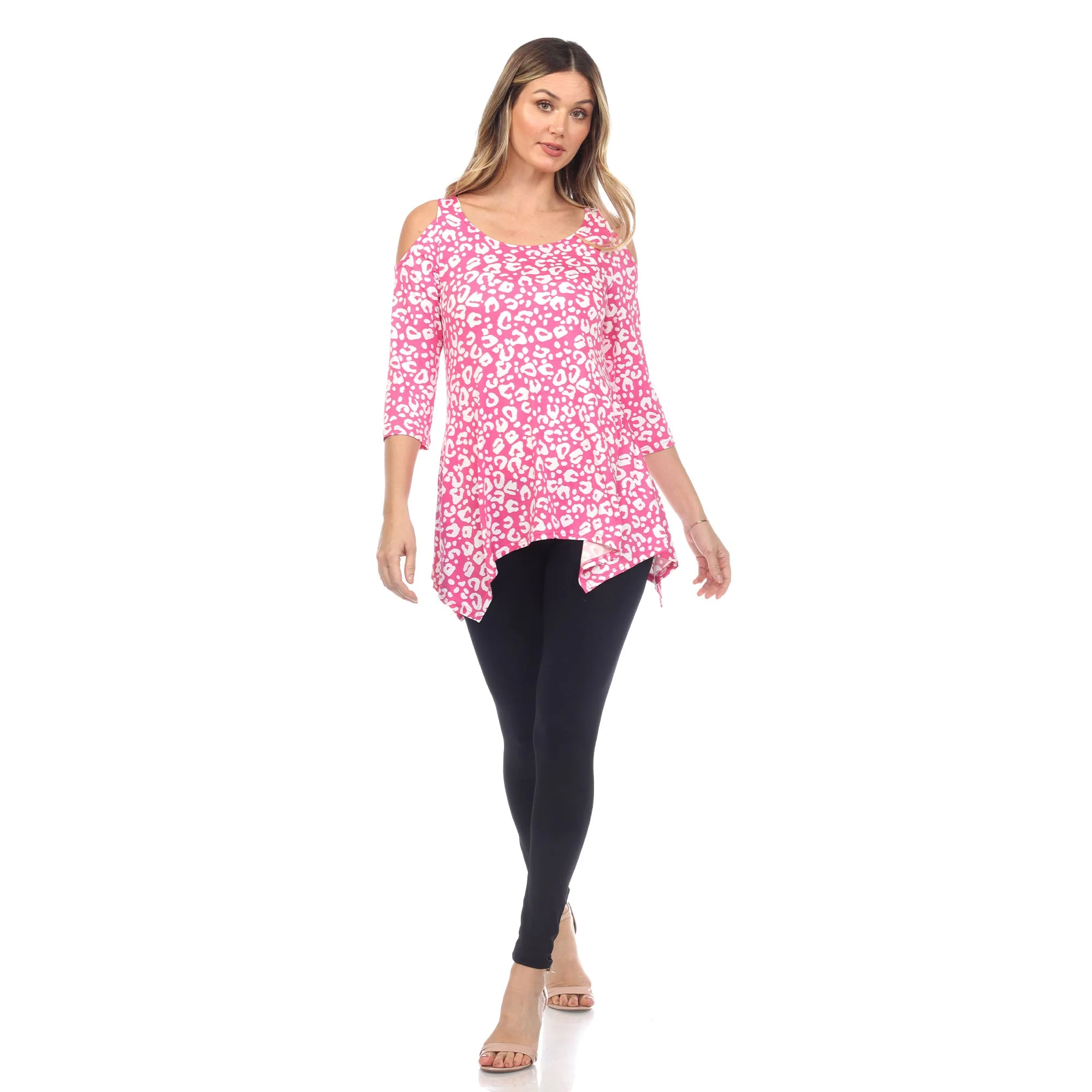 Leopard Cold Shoulder Tunic - Image 4