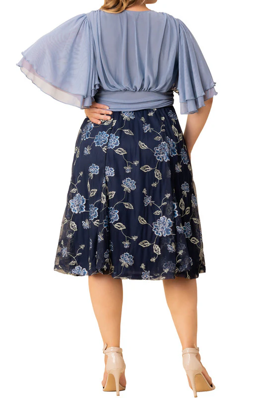 Lillian Embroidered Cocktail Dress - Plus - Image 13