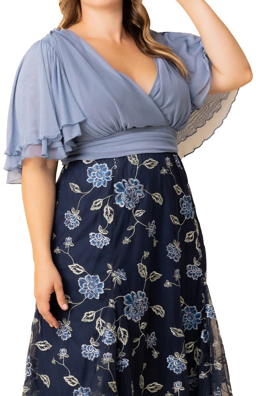 Lillian Embroidered Cocktail Dress - Plus - Image 14