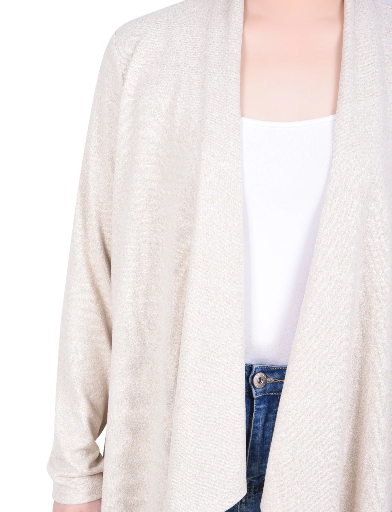 Long Sleeve Swing Cardigan - Petite - Image 15