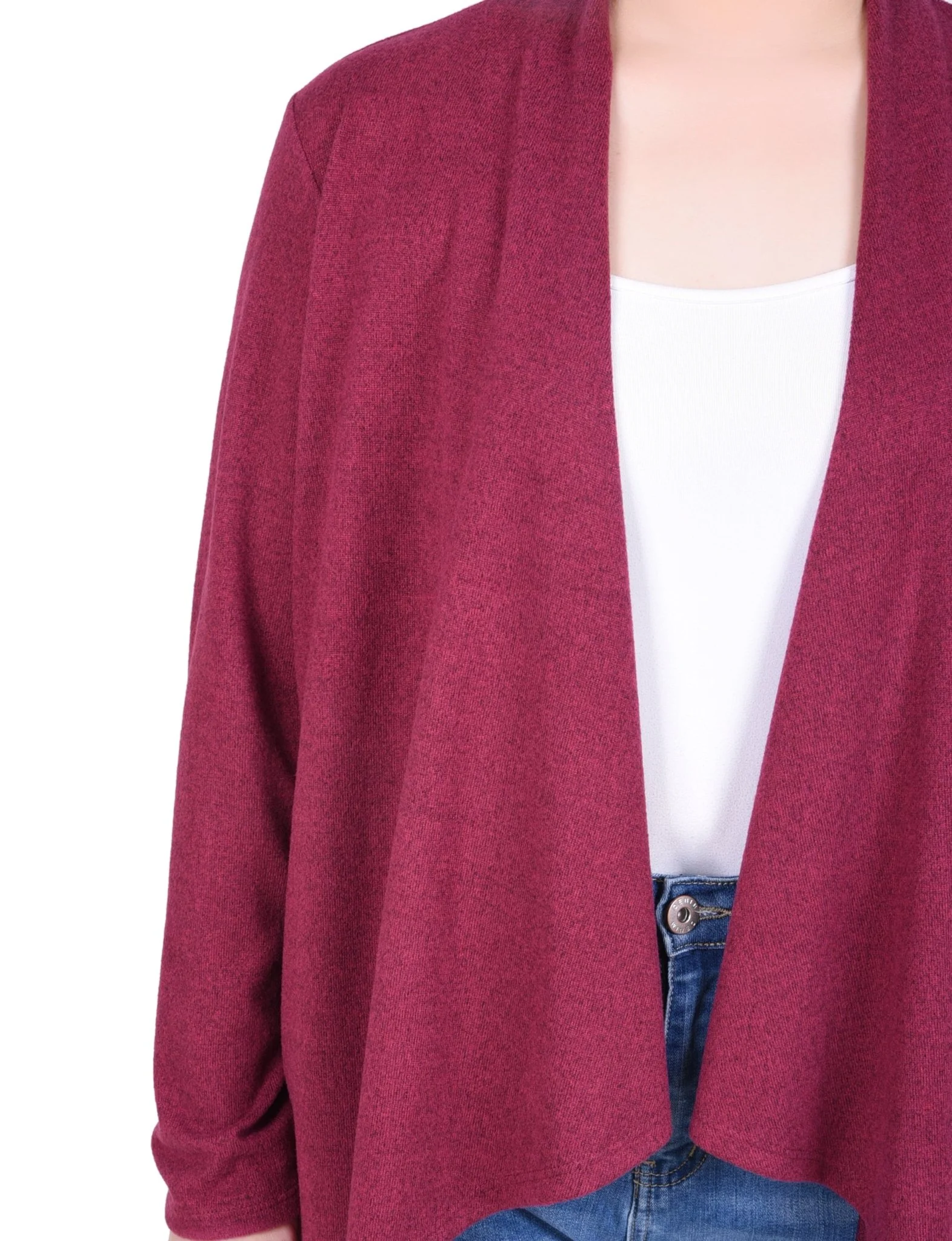 Long Sleeve Swing Cardigan - Petite - Image 7