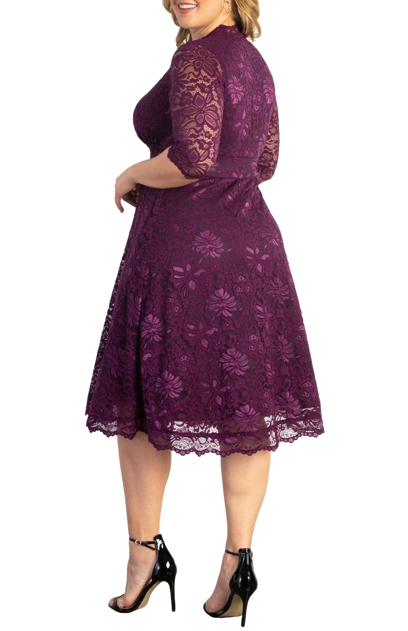 Mademoiselle Lace Cocktail Dress - Plus - Image 11