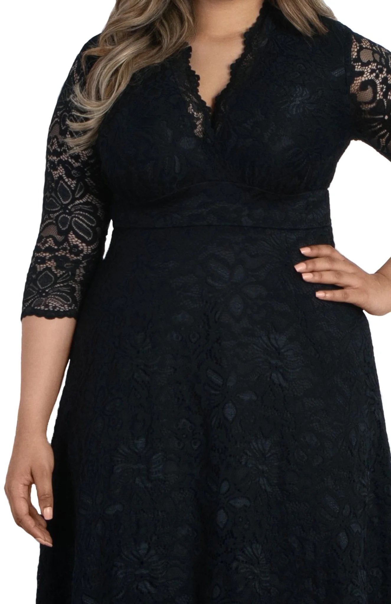Mademoiselle Lace Cocktail Dress - Plus - Image 19