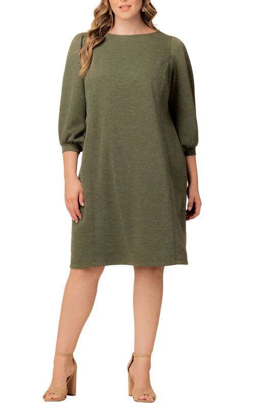 Madison Sweater Knit Shift Dress - Plus - Image 4