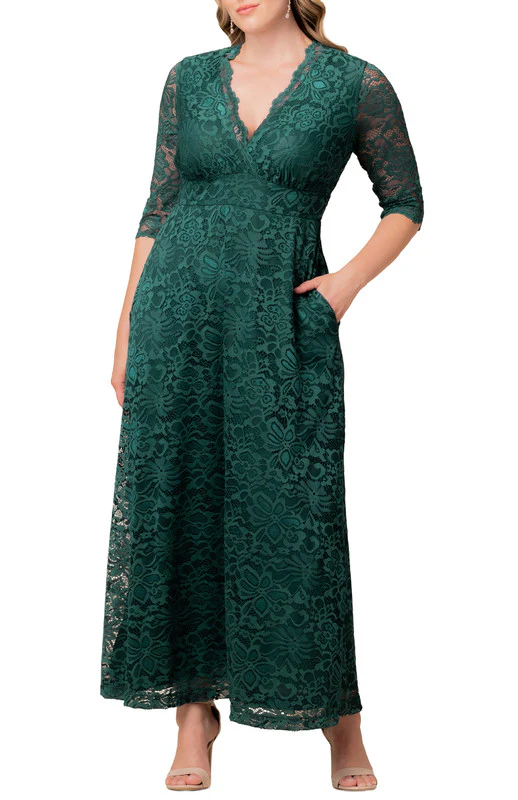 Maria Lace Evening Gown - Plus - Image 13