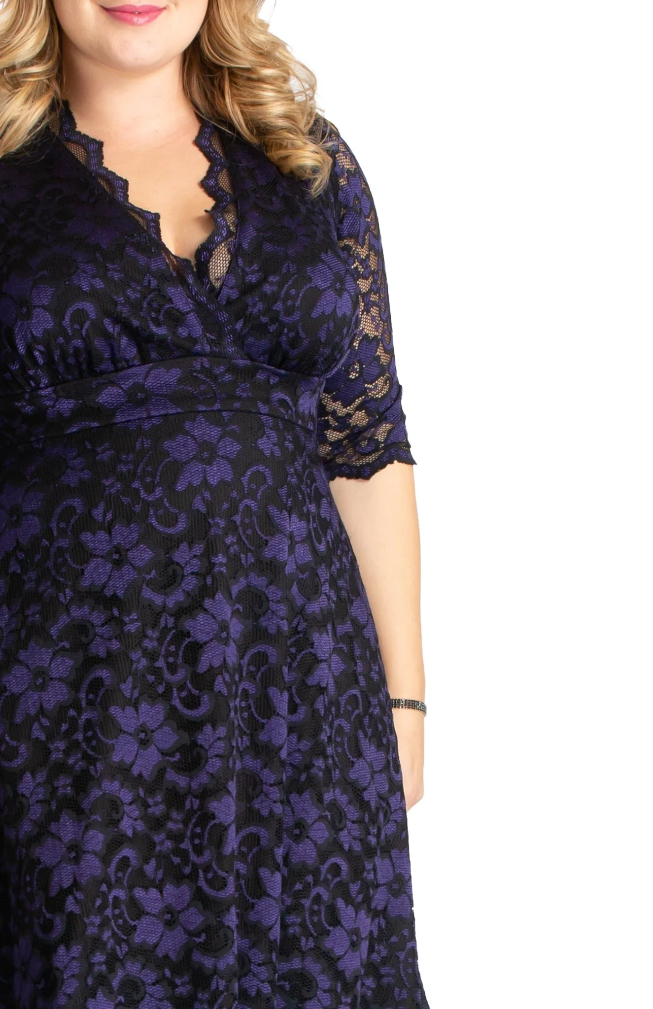 Mon Cherie Lace Dress - Plus - Image 11