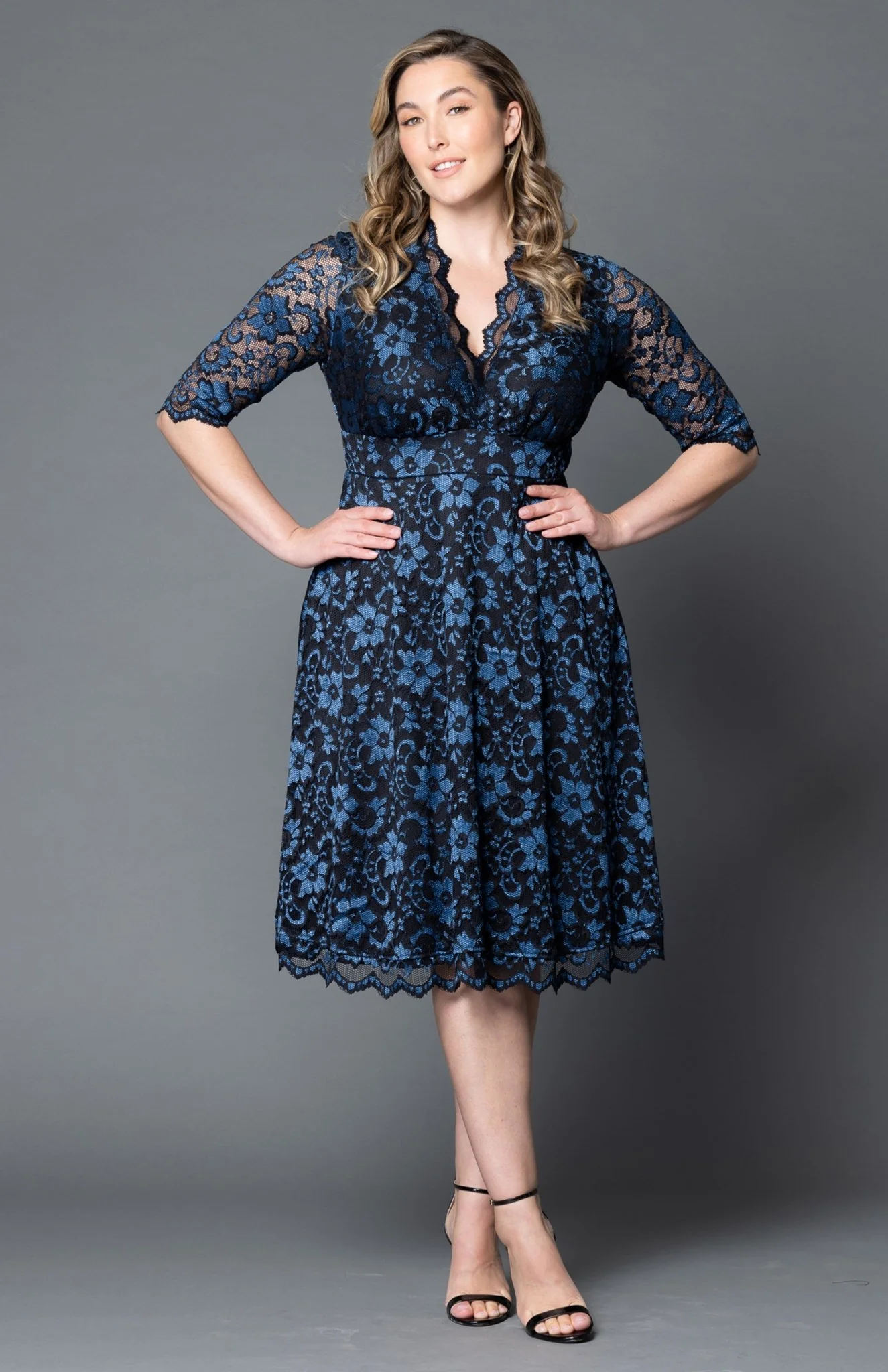 Mon Cherie Lace Dress - Plus - Image 8