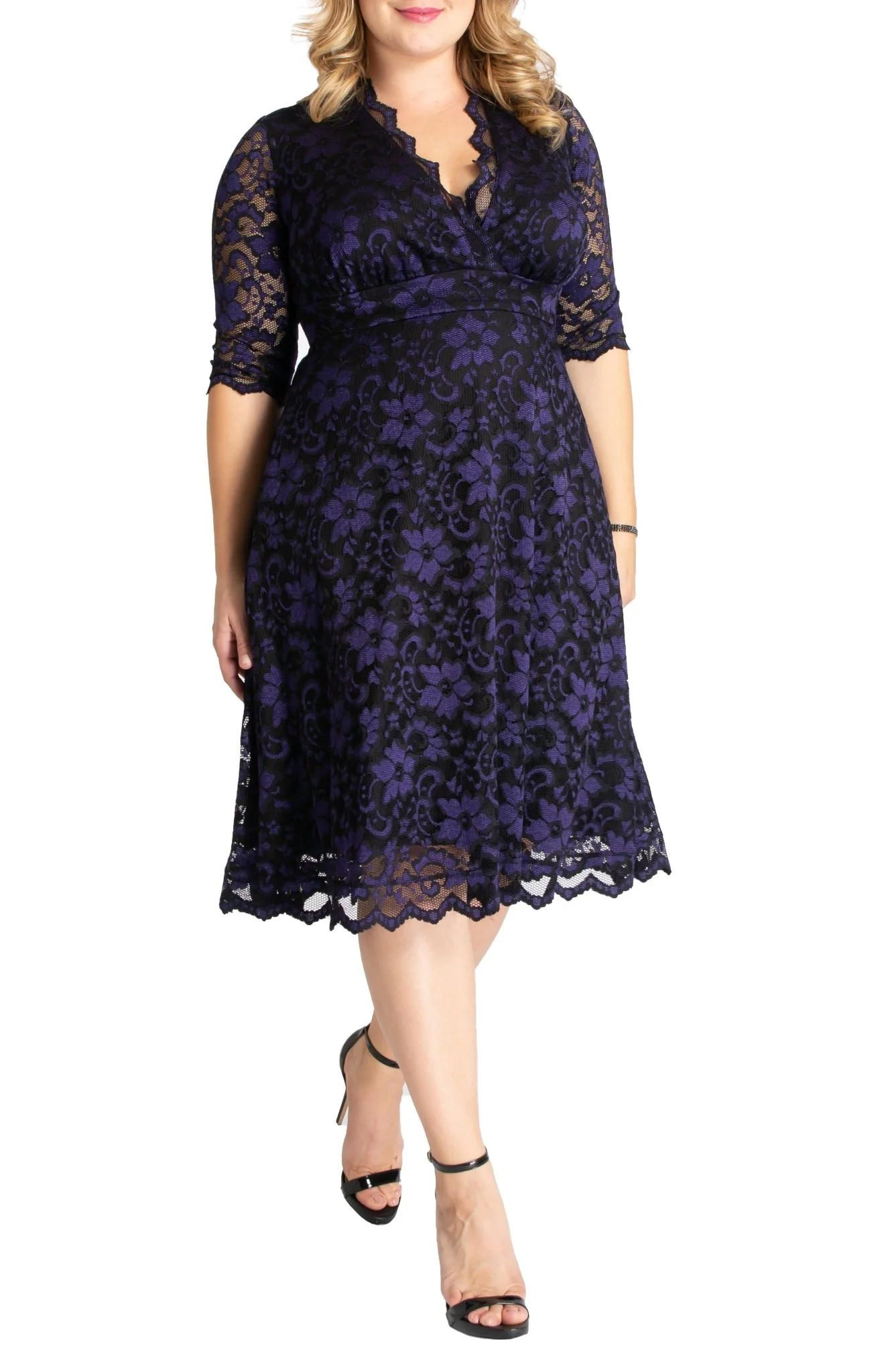 Mon Cherie Lace Dress - Plus - Image 9