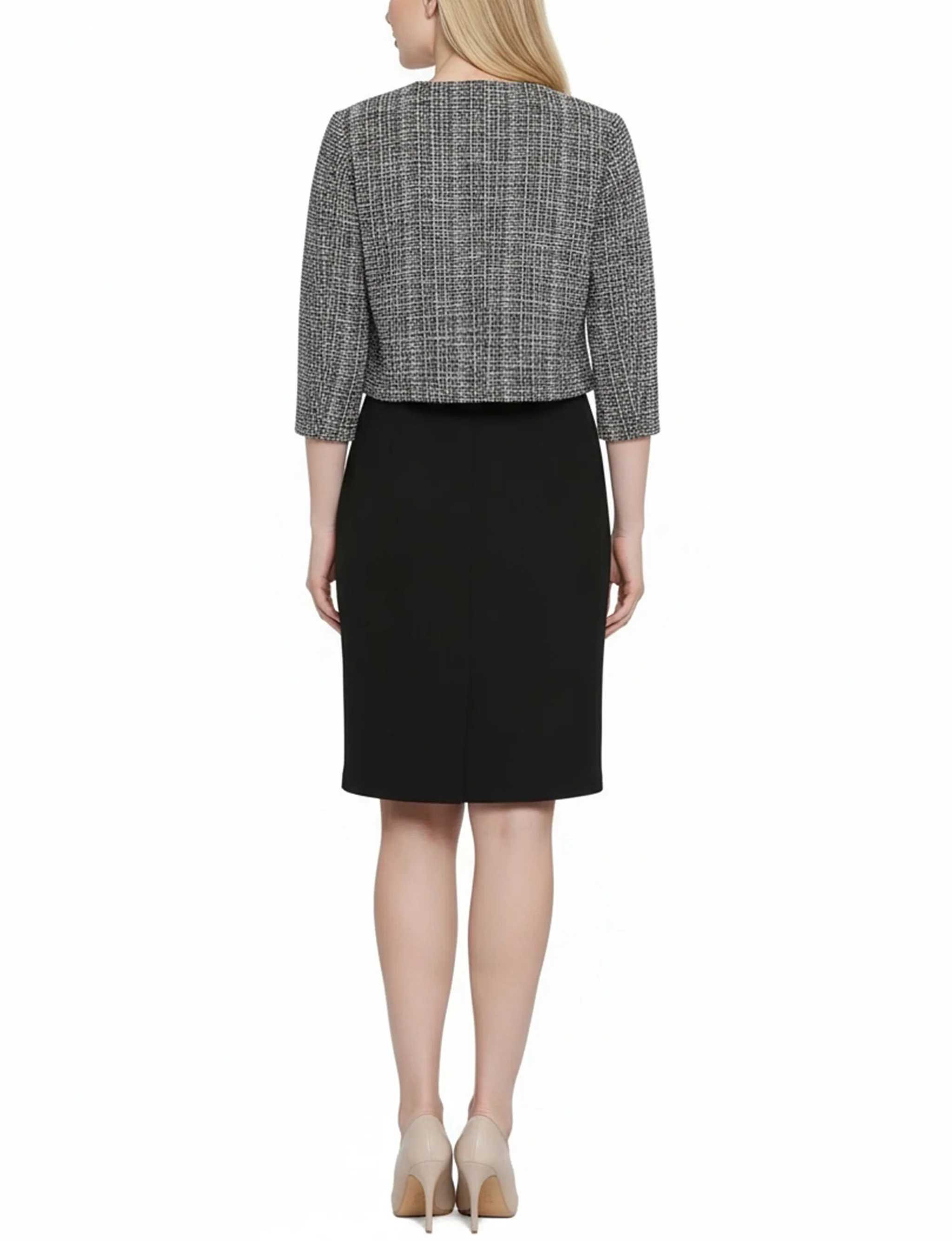 NY Collection 2 Piece Jacket and Dress Set - Image 4