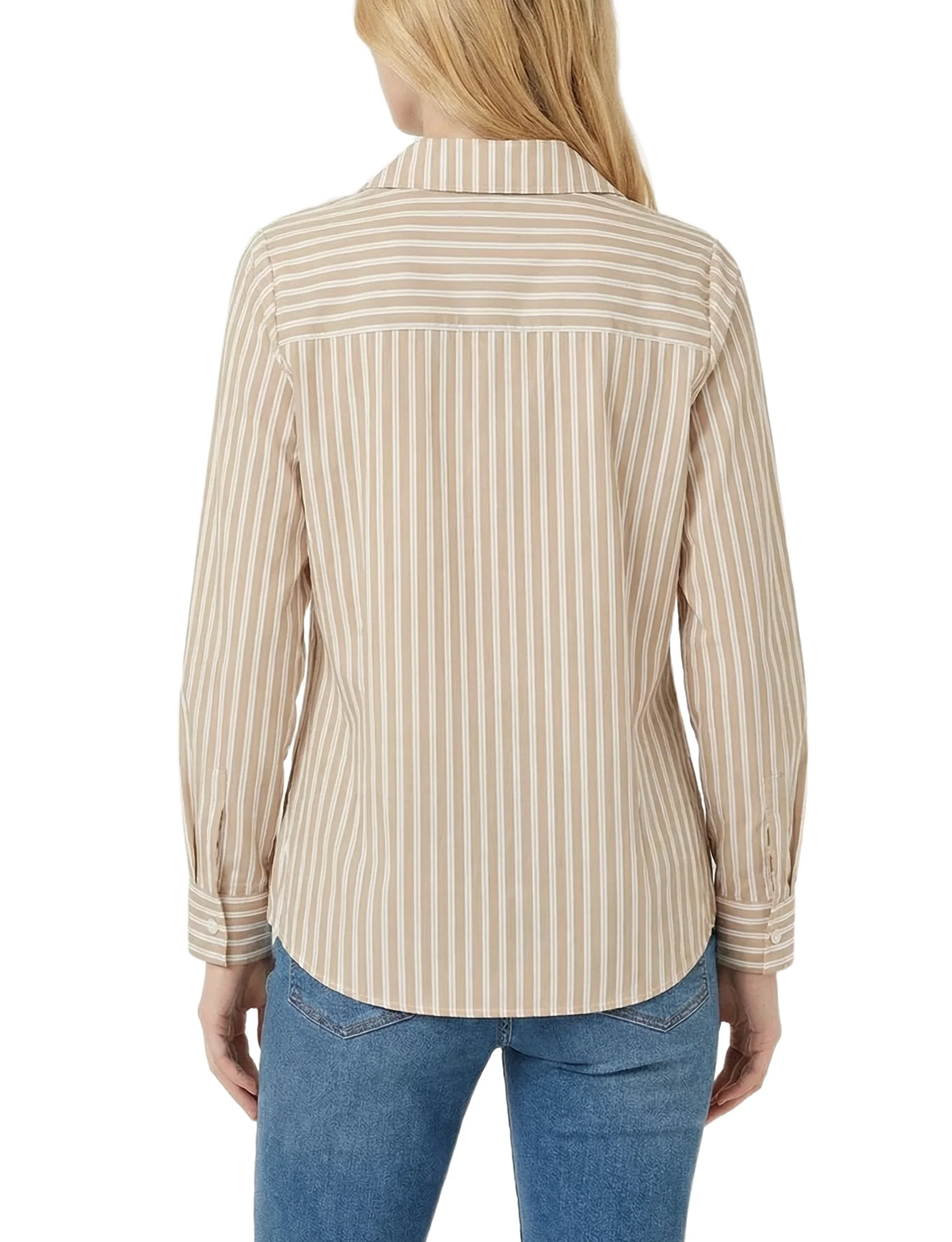 NY Collection Long Sleeve Blouse With Chest Pocket - Image 20