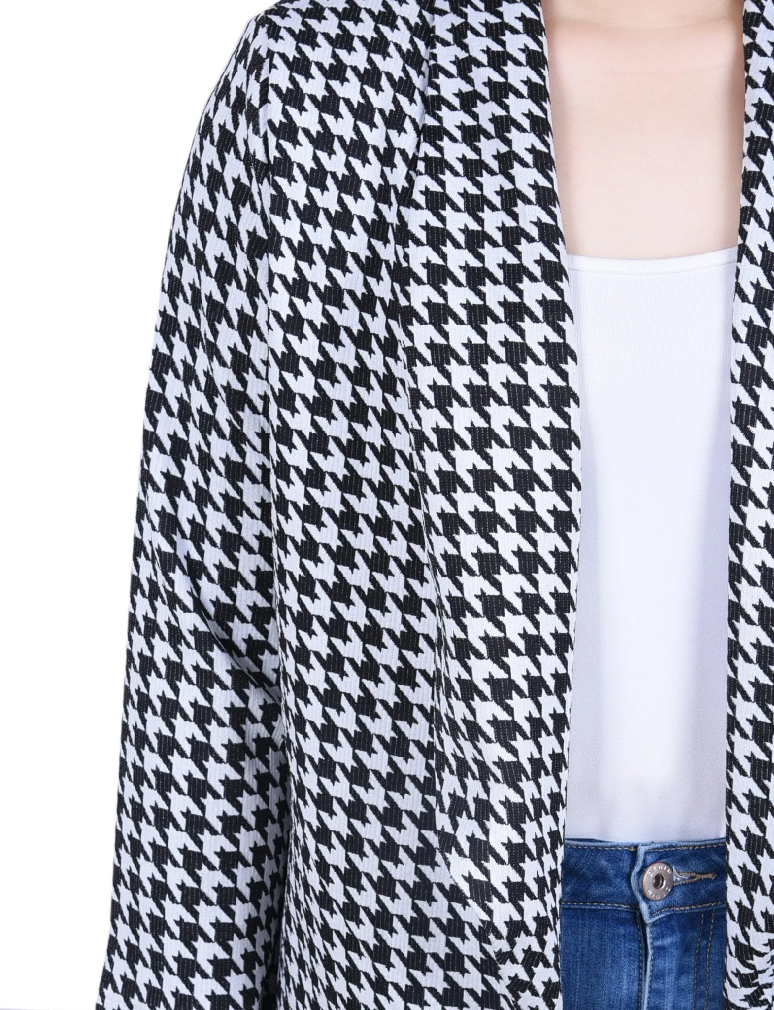 Long Sleeve Ponte Jacket - Petite - Image 11