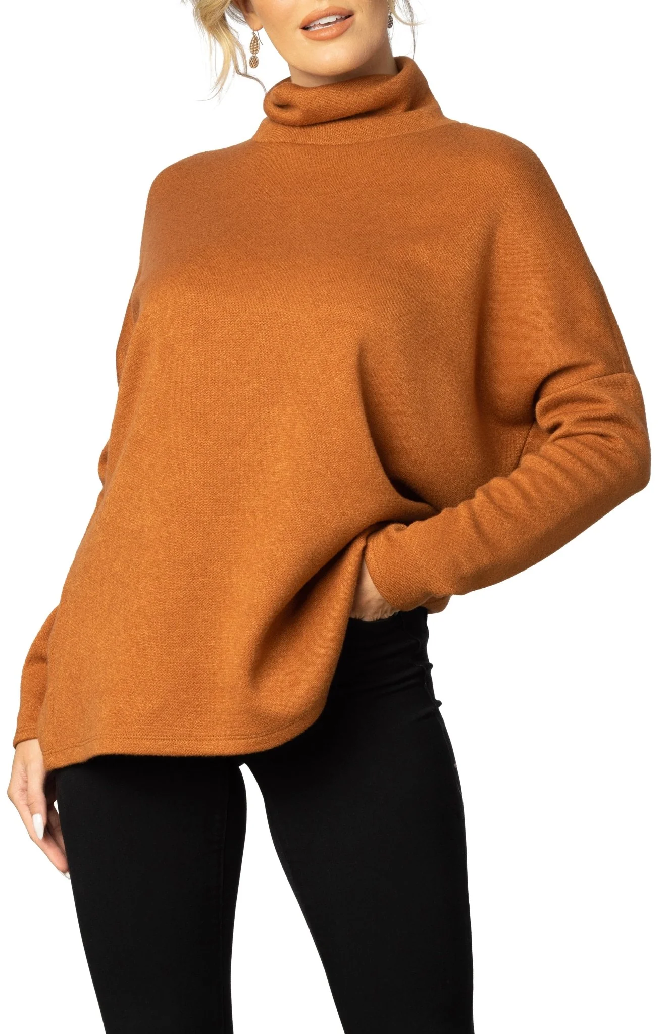 Paris Turtleneck Tunic Sweater - Image 7