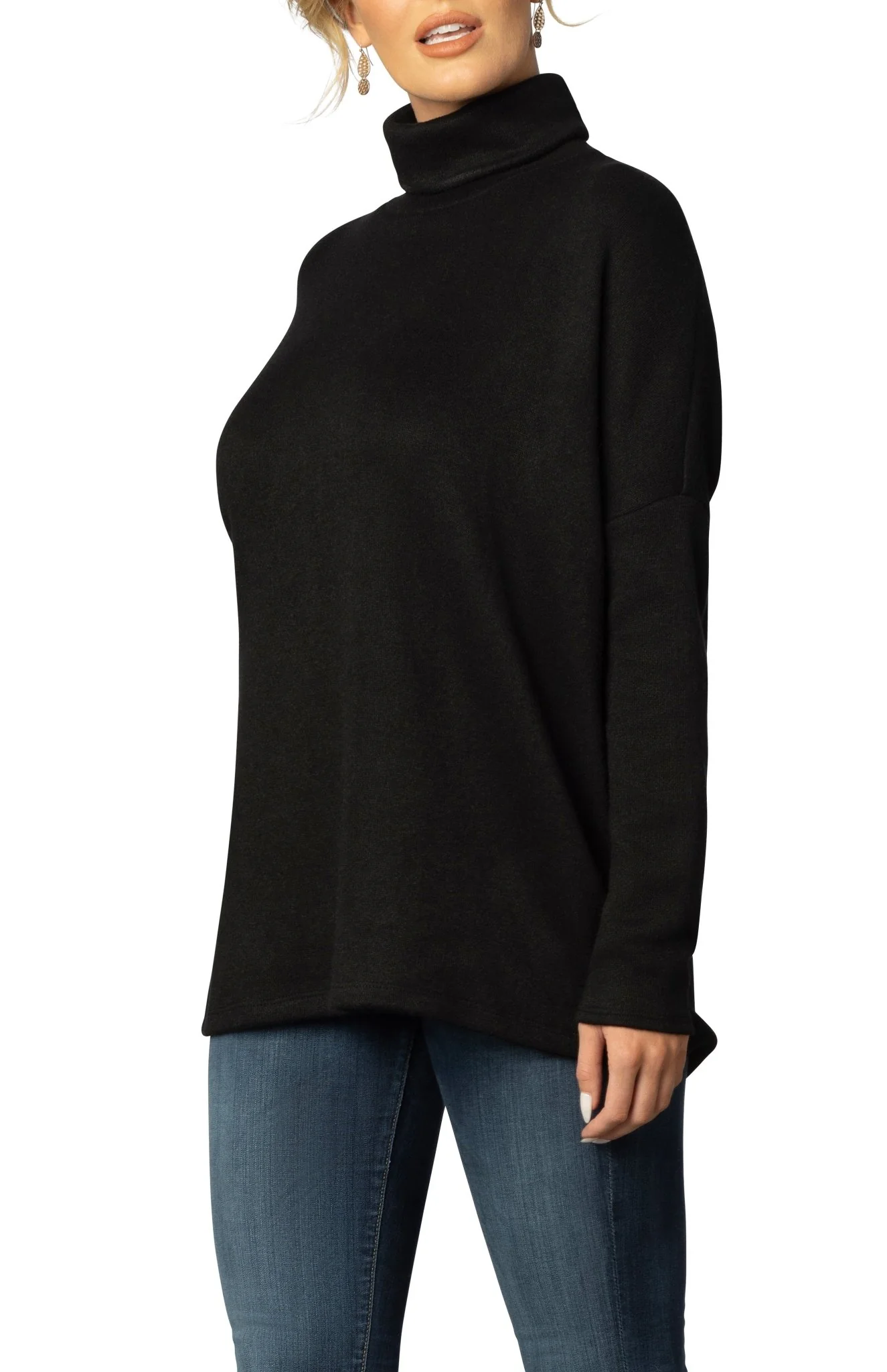 Paris Turtleneck Tunic Sweater - Image 8