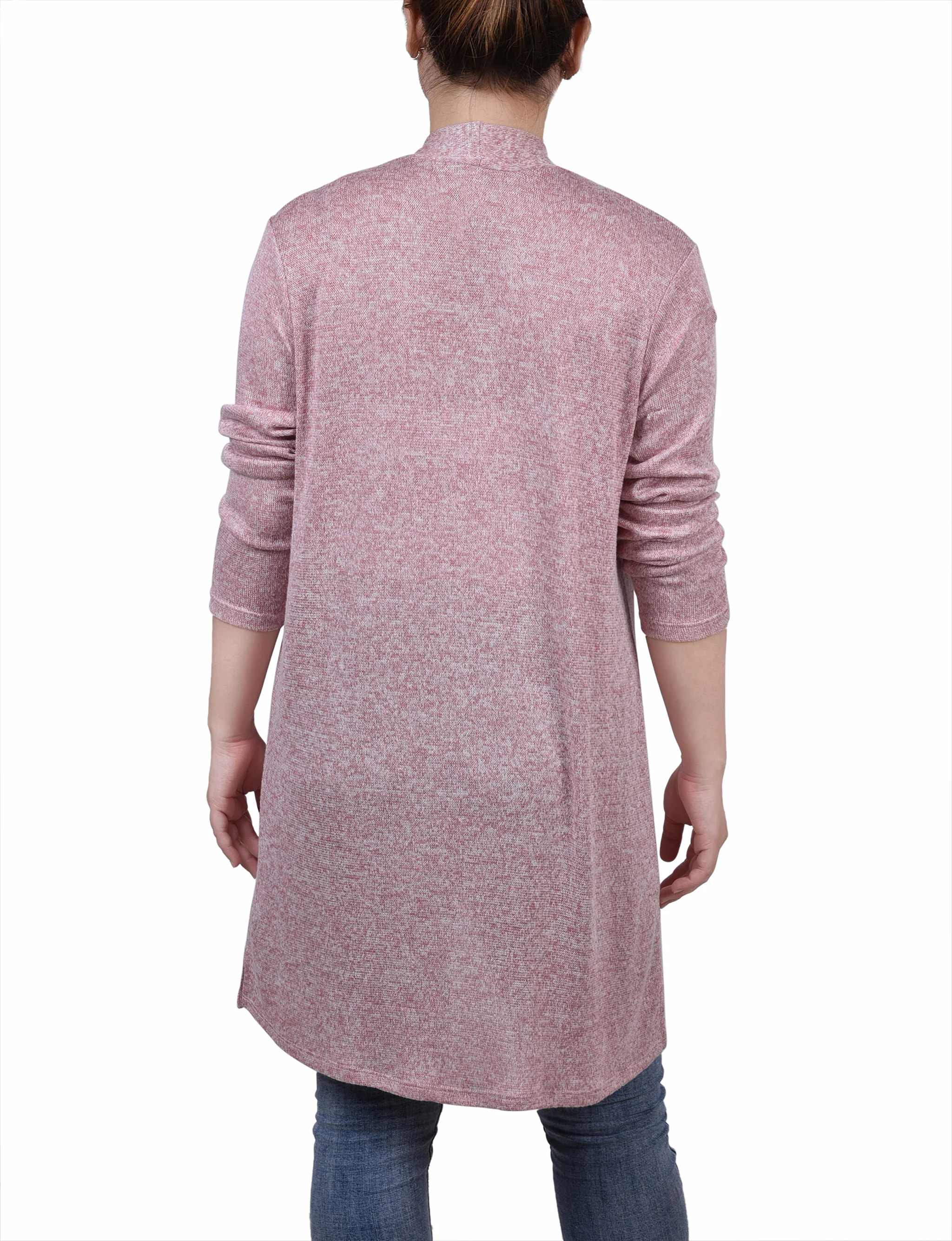Peach Long Sleeve Cardigan - Image 4