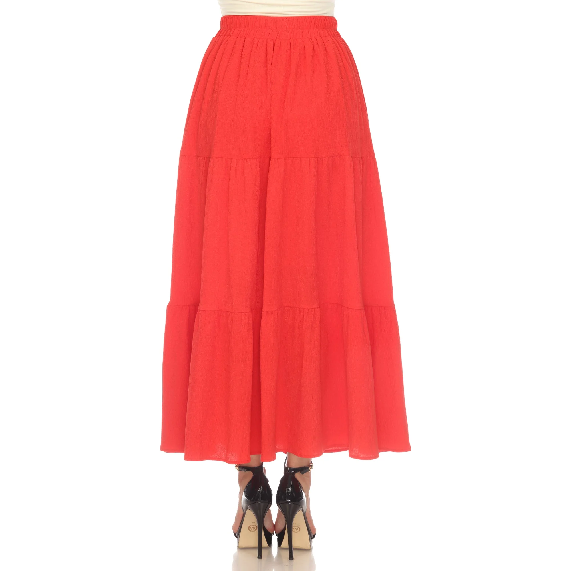 Pleated Tiered Maxi Skirt - Image 4