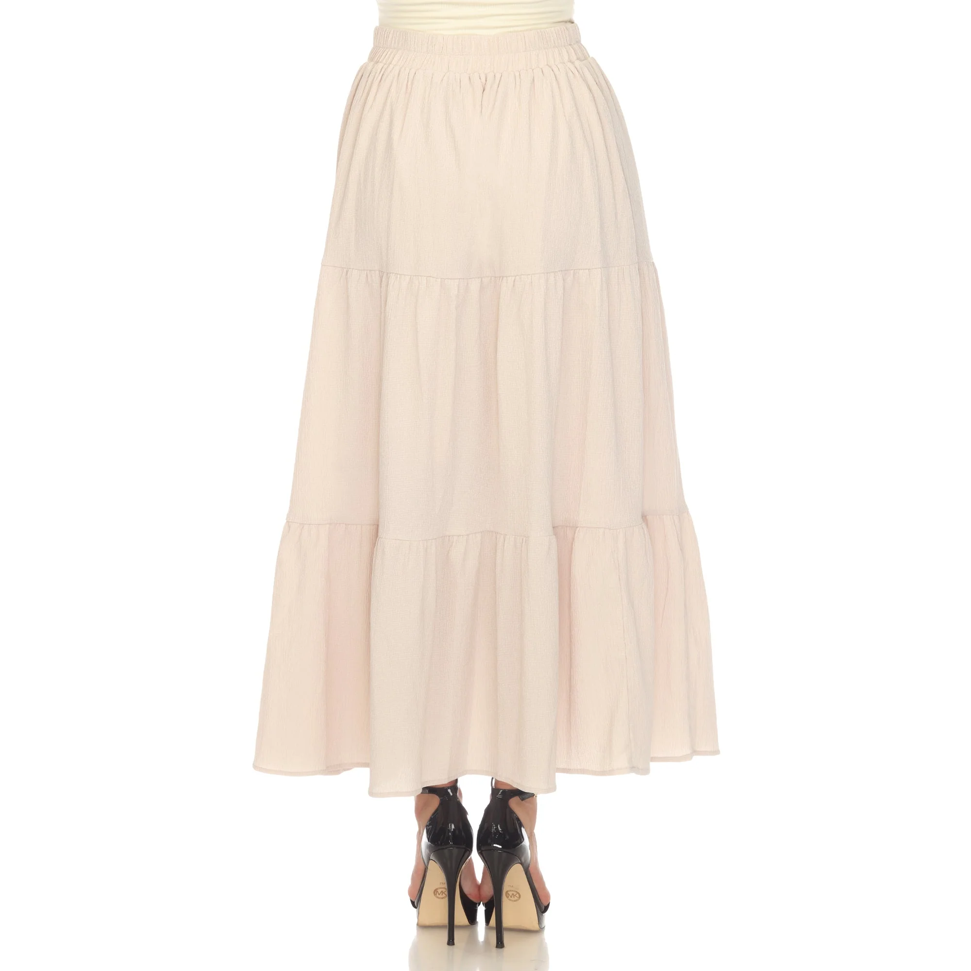 Pleated Tiered Maxi Skirt - Image 9