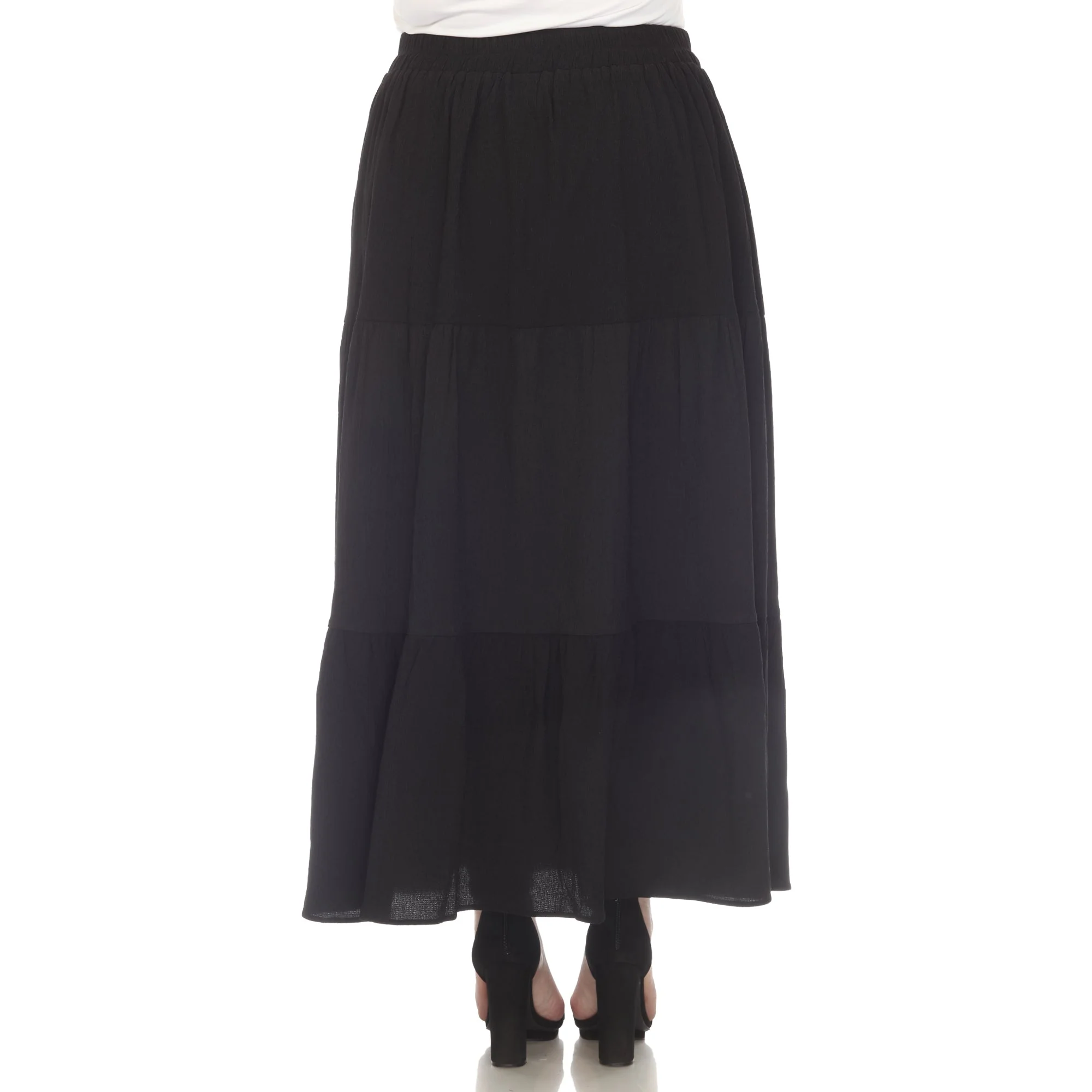 Pleated Tiered Maxi Skirt - Plus - Image 28