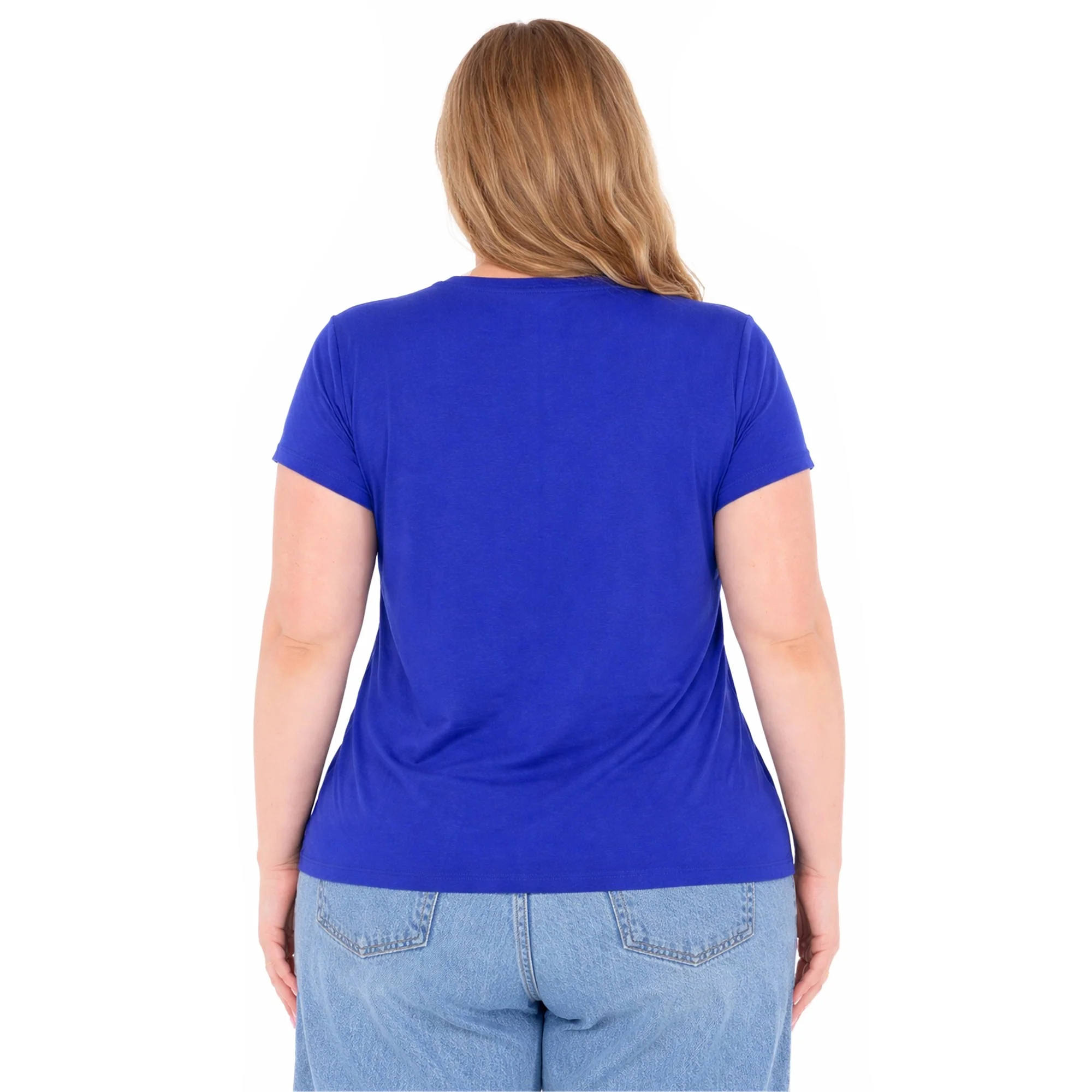 Plus Size V-Neck Front Tie Pullover Top - Image 7