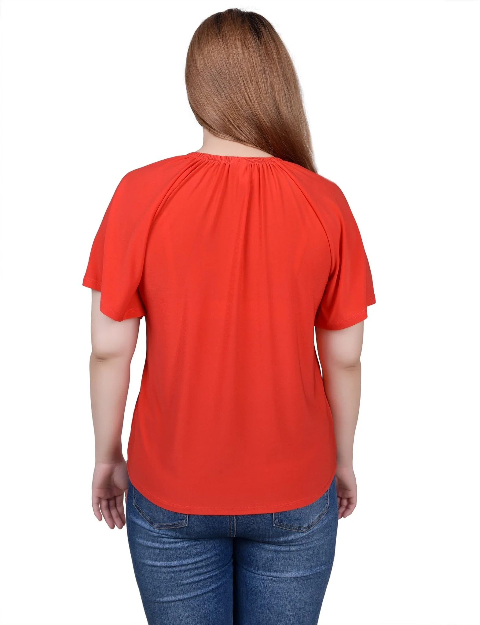 Raglan Sleeve Top With Chain Details - Petite - Image 4
