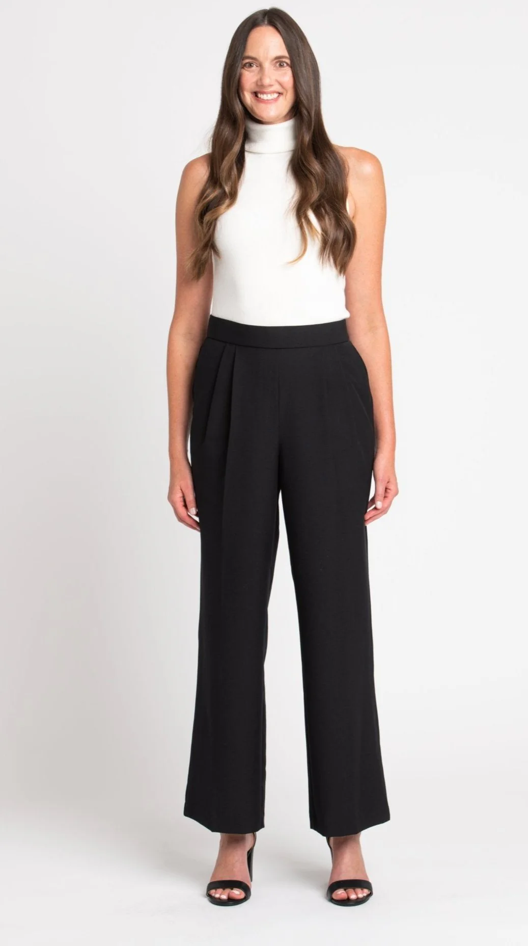 Roz & Ali™ Pleated Wide Leg Trouser Pants - Image 5