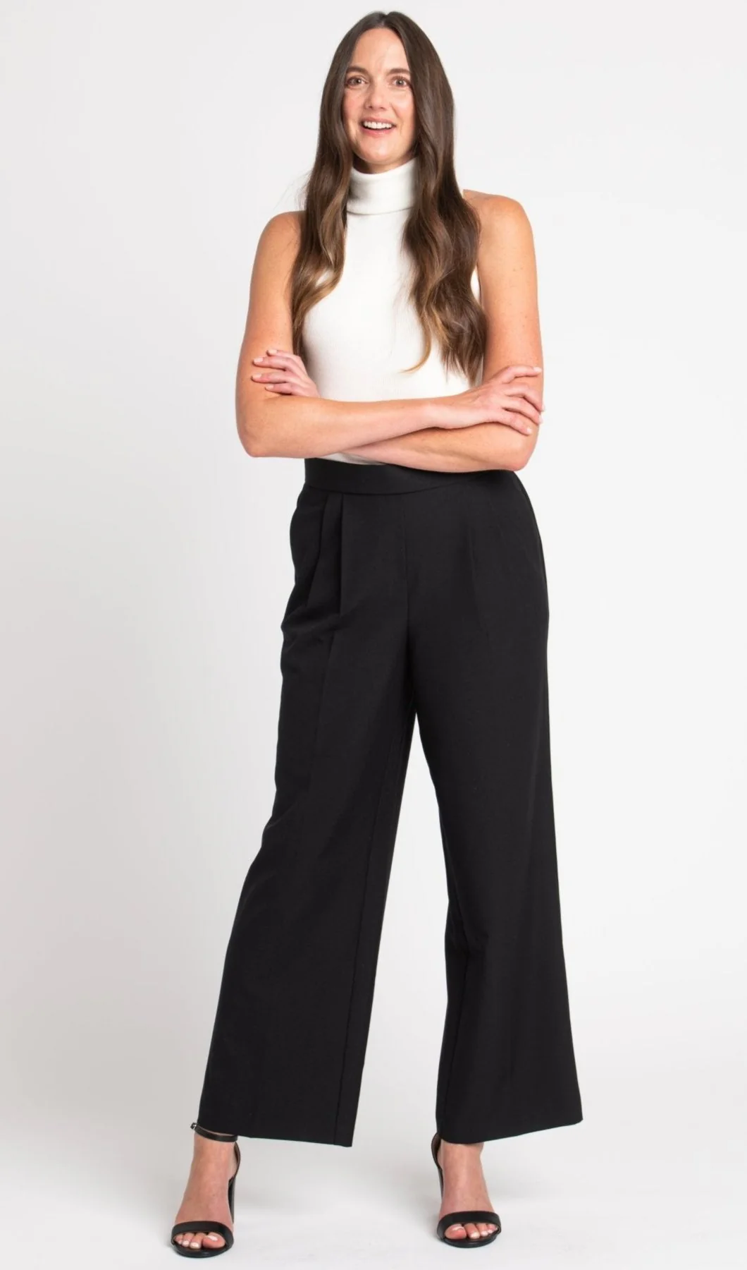 Roz & Ali™ Pleated Wide Leg Trouser Pants - Image 7