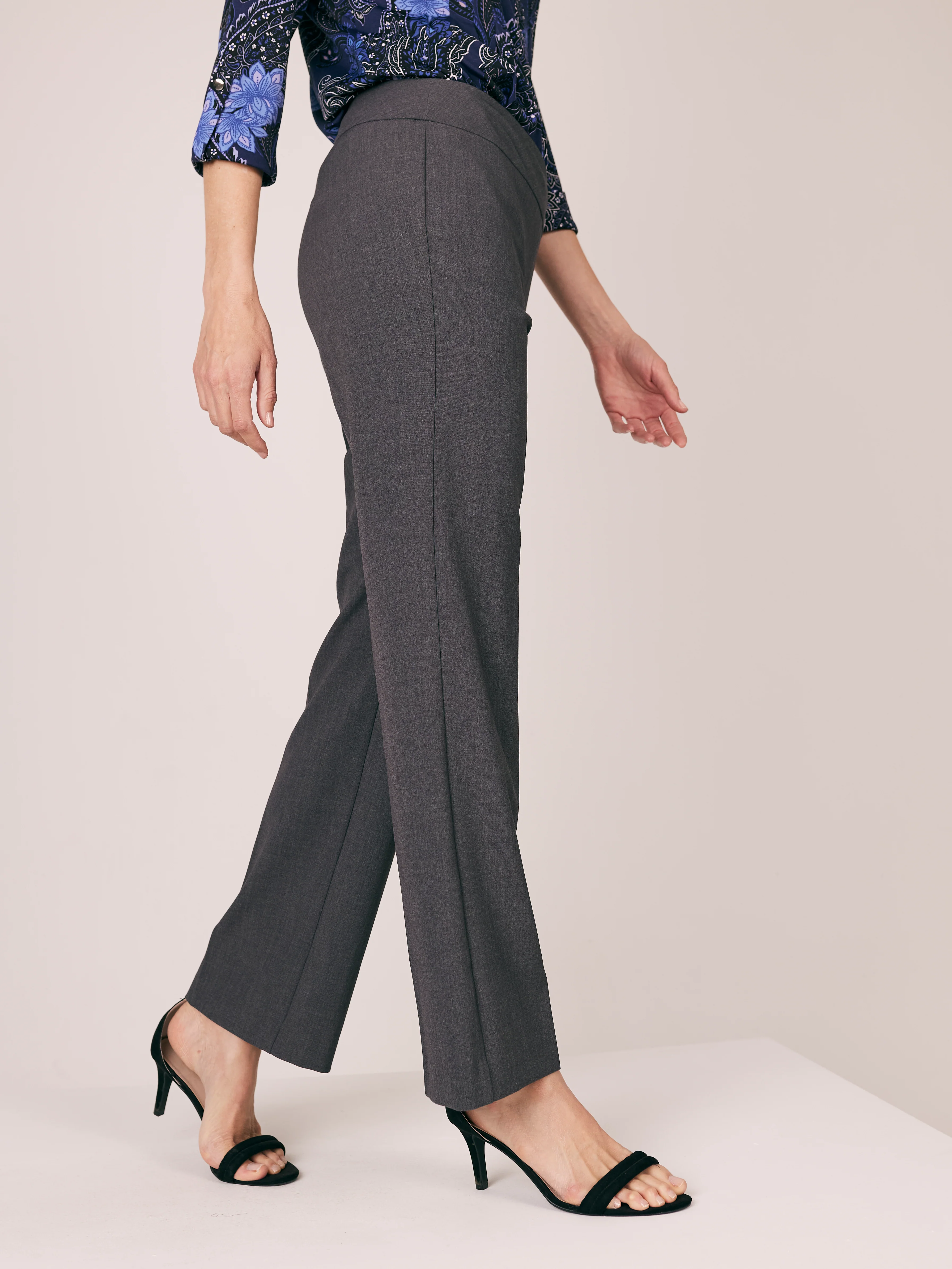 Roz & Ali™ Secret Agent Tummy Control Classic Pants - Short Length - Image 13