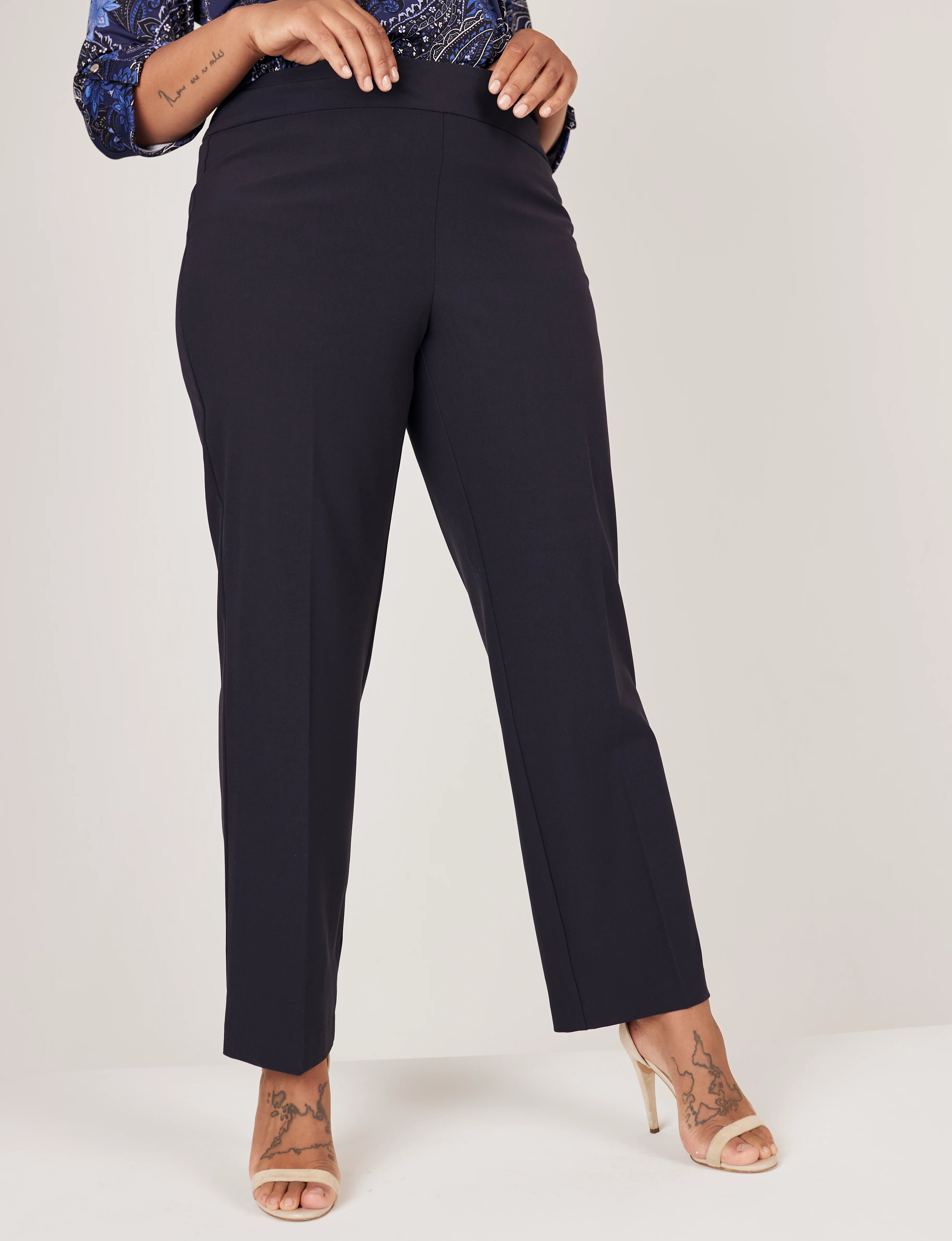 Roz & Ali™ Secret Agent Tummy Control Classic Pants - Plus - Tall Length - Image 13