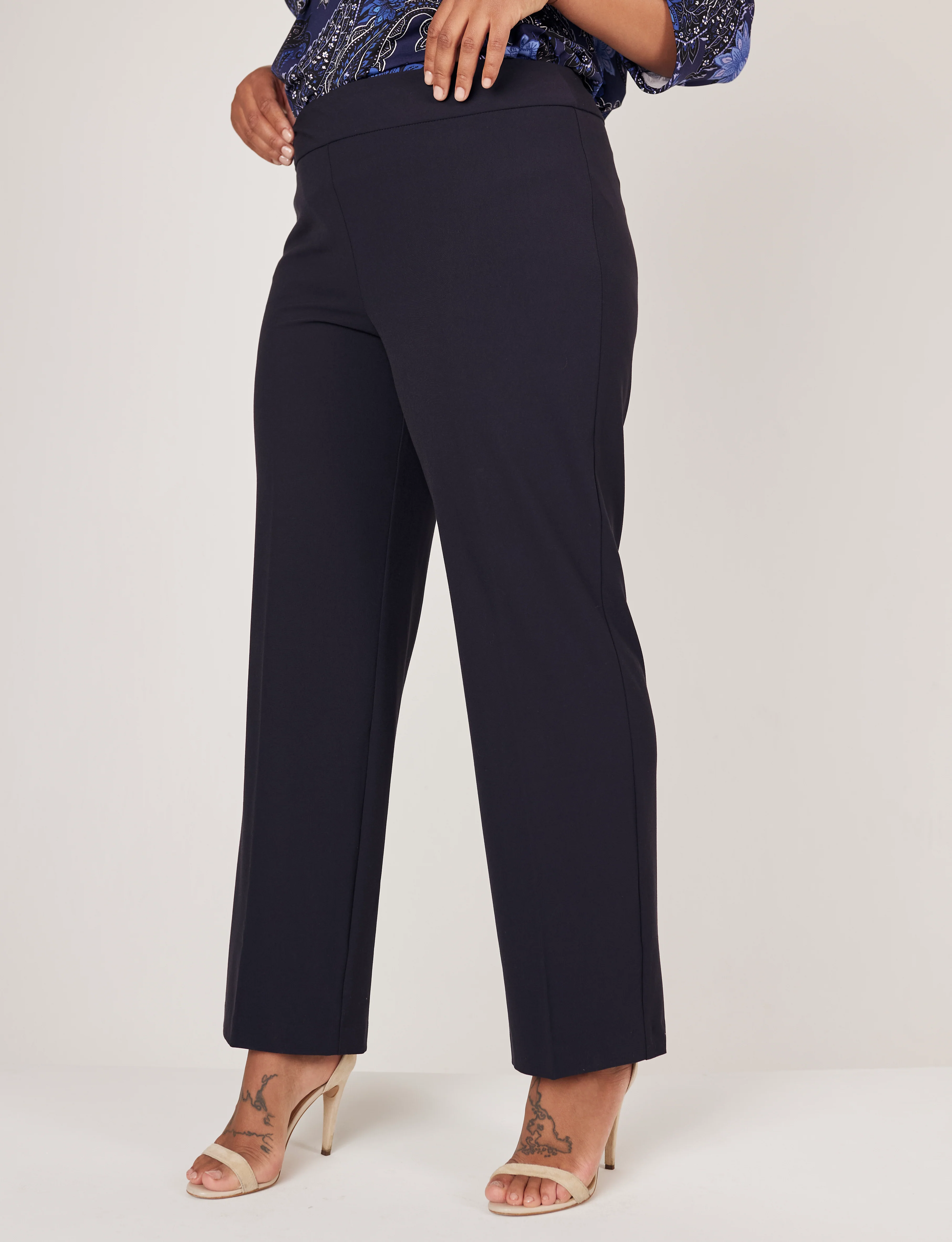 Roz & Ali™ Secret Agent Tummy Control Classic Pants - Plus - Tall Length - Image 14
