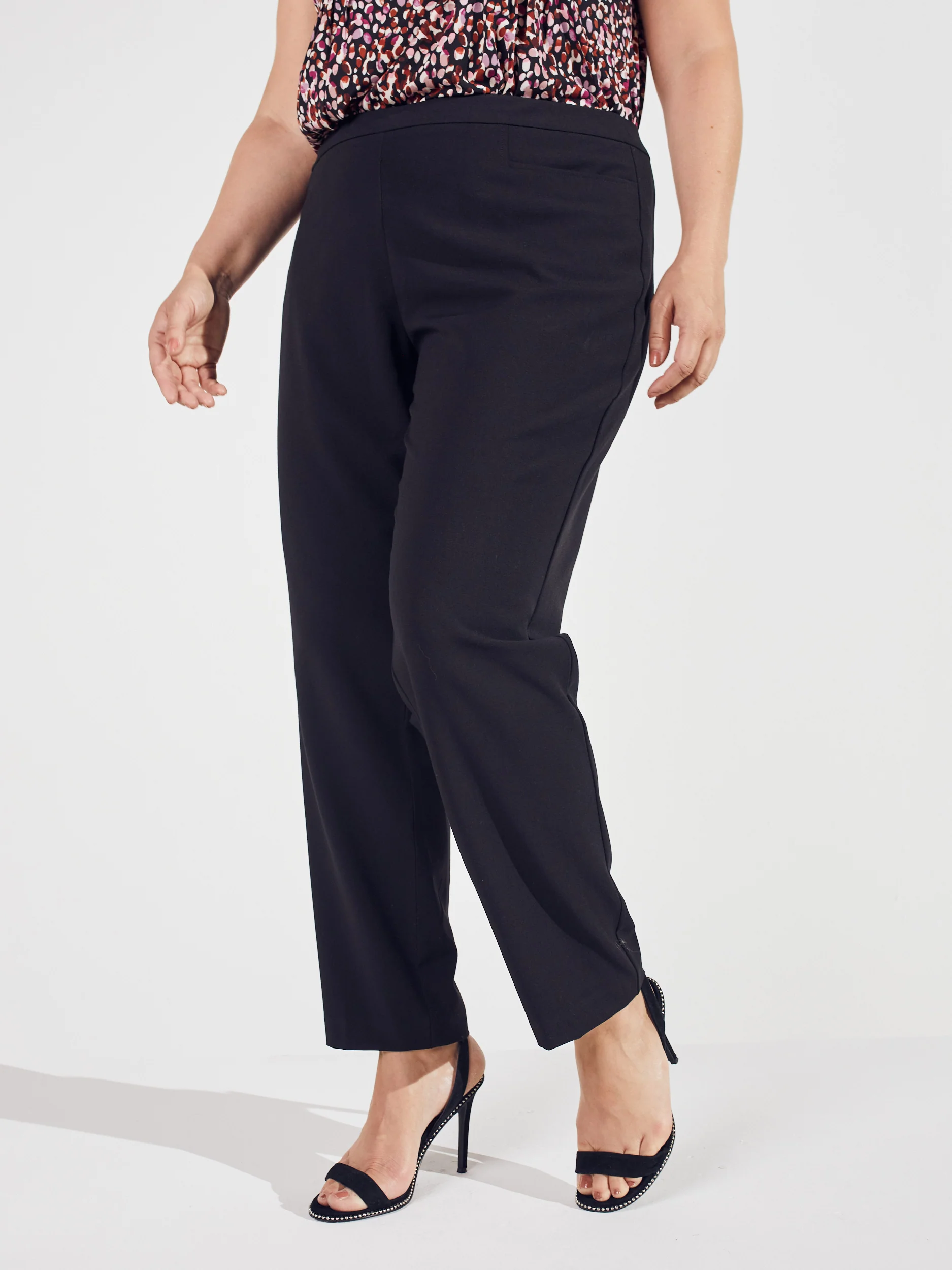 Roz & Ali™ Secret Agent Tummy Control Taper Pants - Plus - Image 13