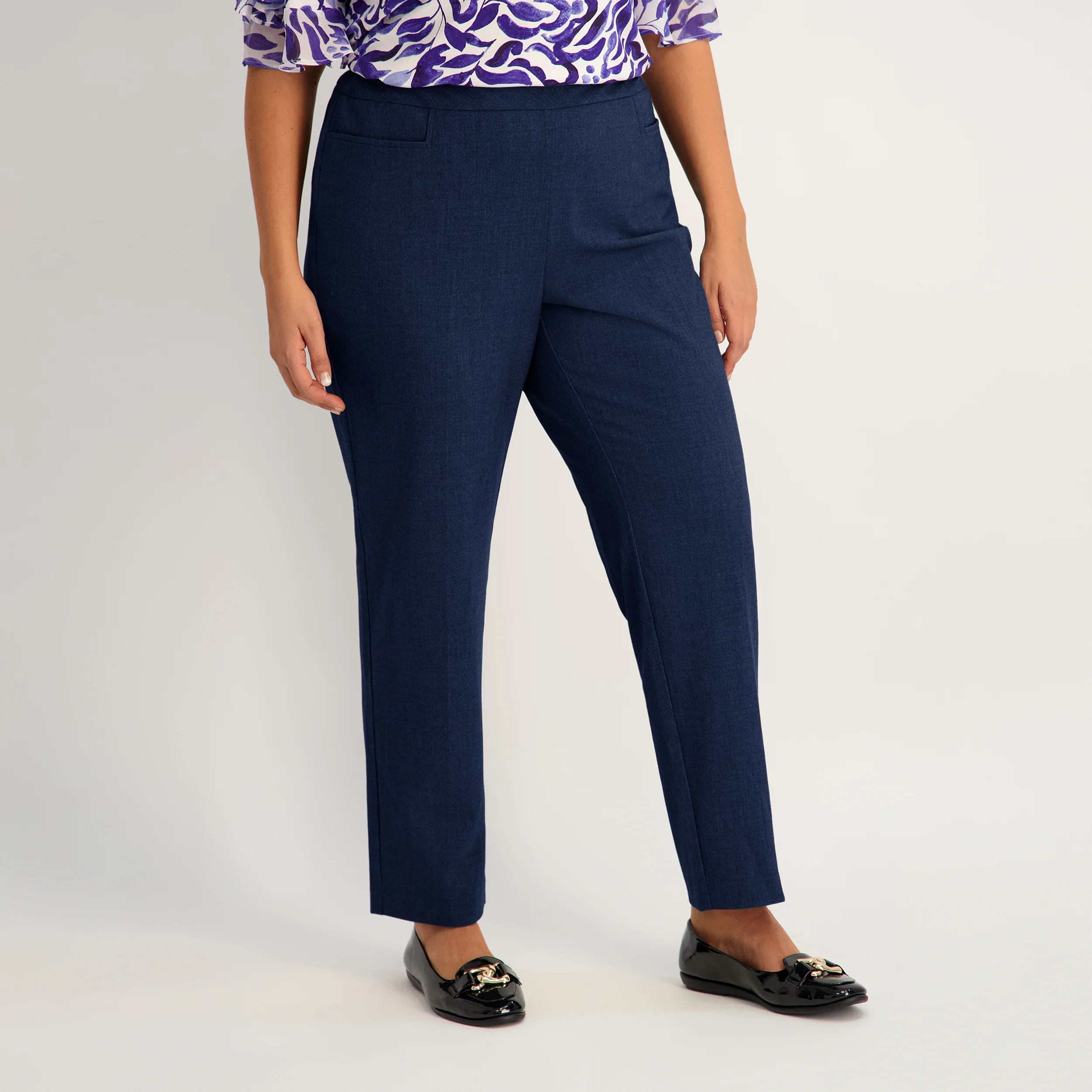 Roz & Ali™ Secret Agent Tummy Control Taper Pants - Plus - Image 2