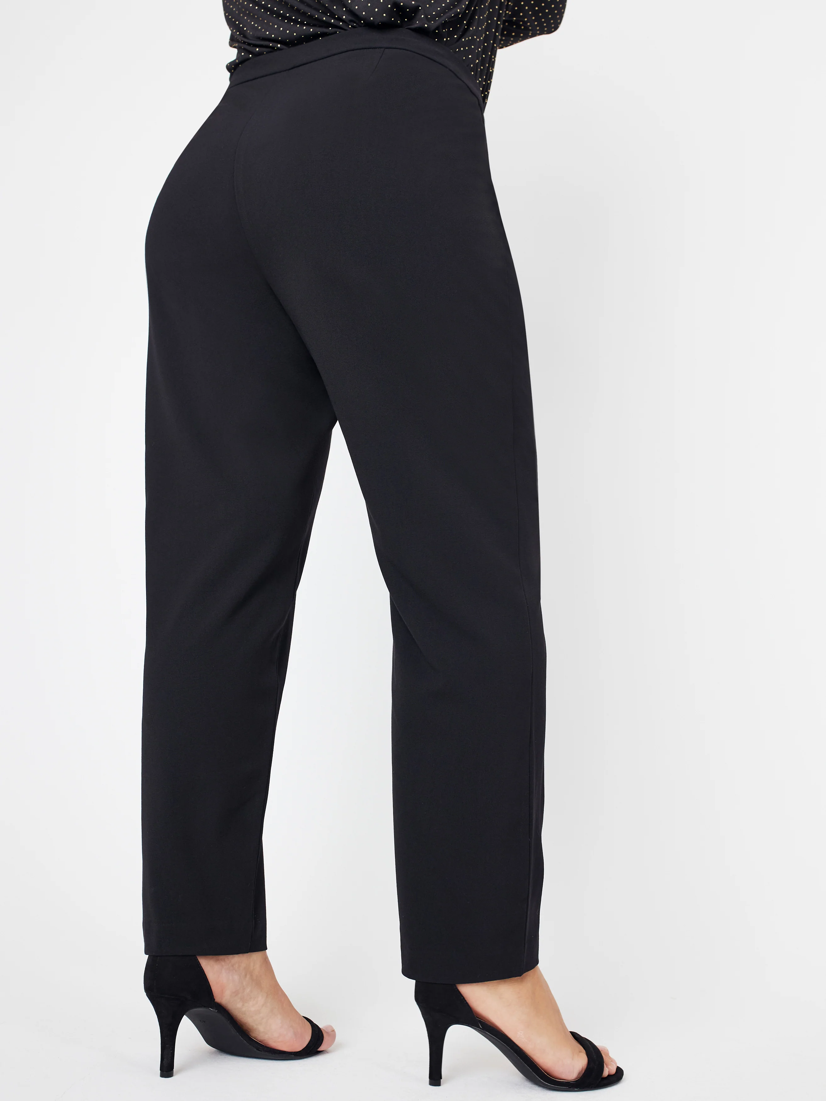 Roz & Ali™ Secret Agent Tummy Control Taper Pants - Plus - Short Length - Image 3