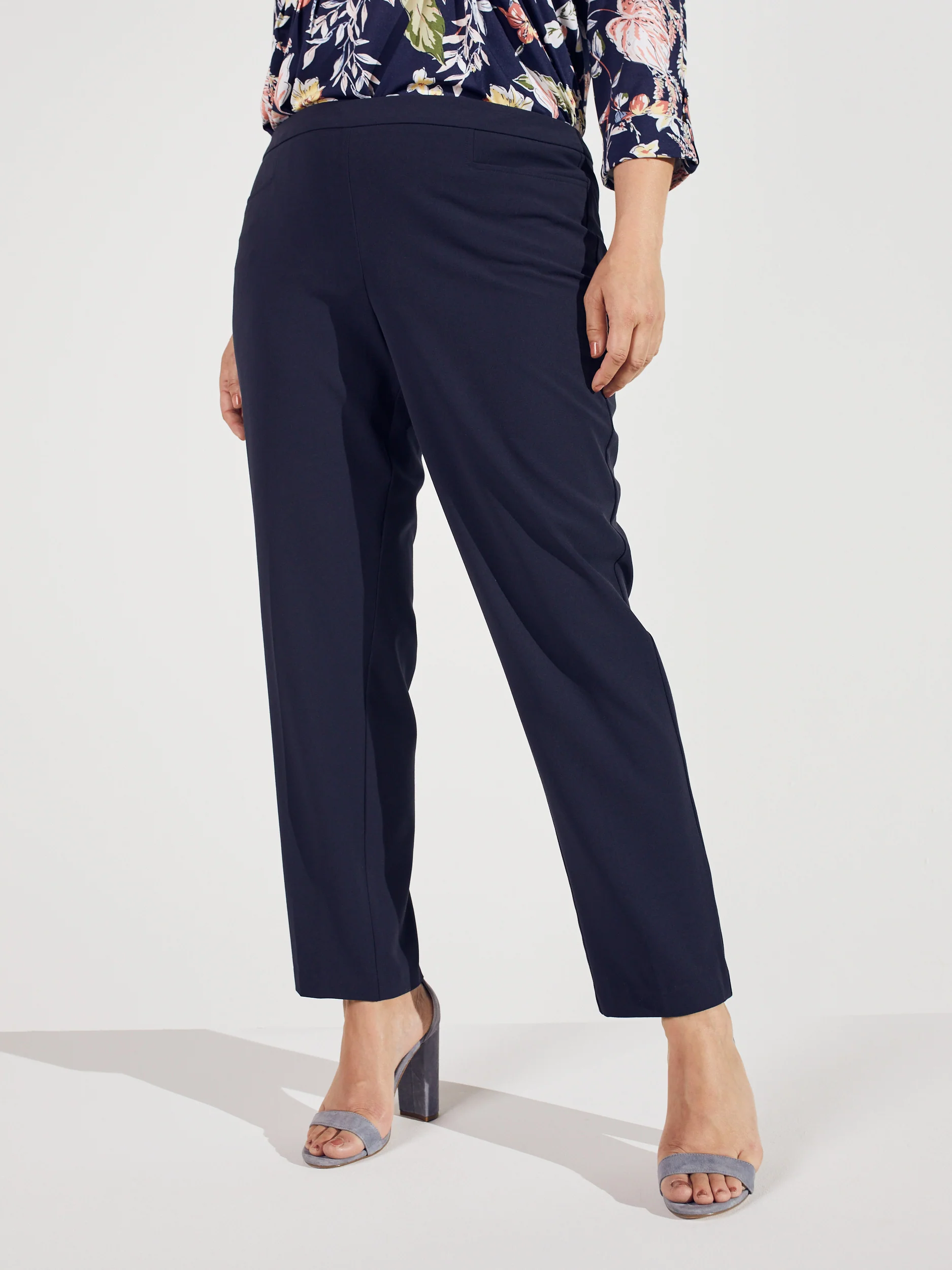 Roz & Ali™ Secret Agent Tummy Control Taper Pants - Plus - Short Length - Image 14