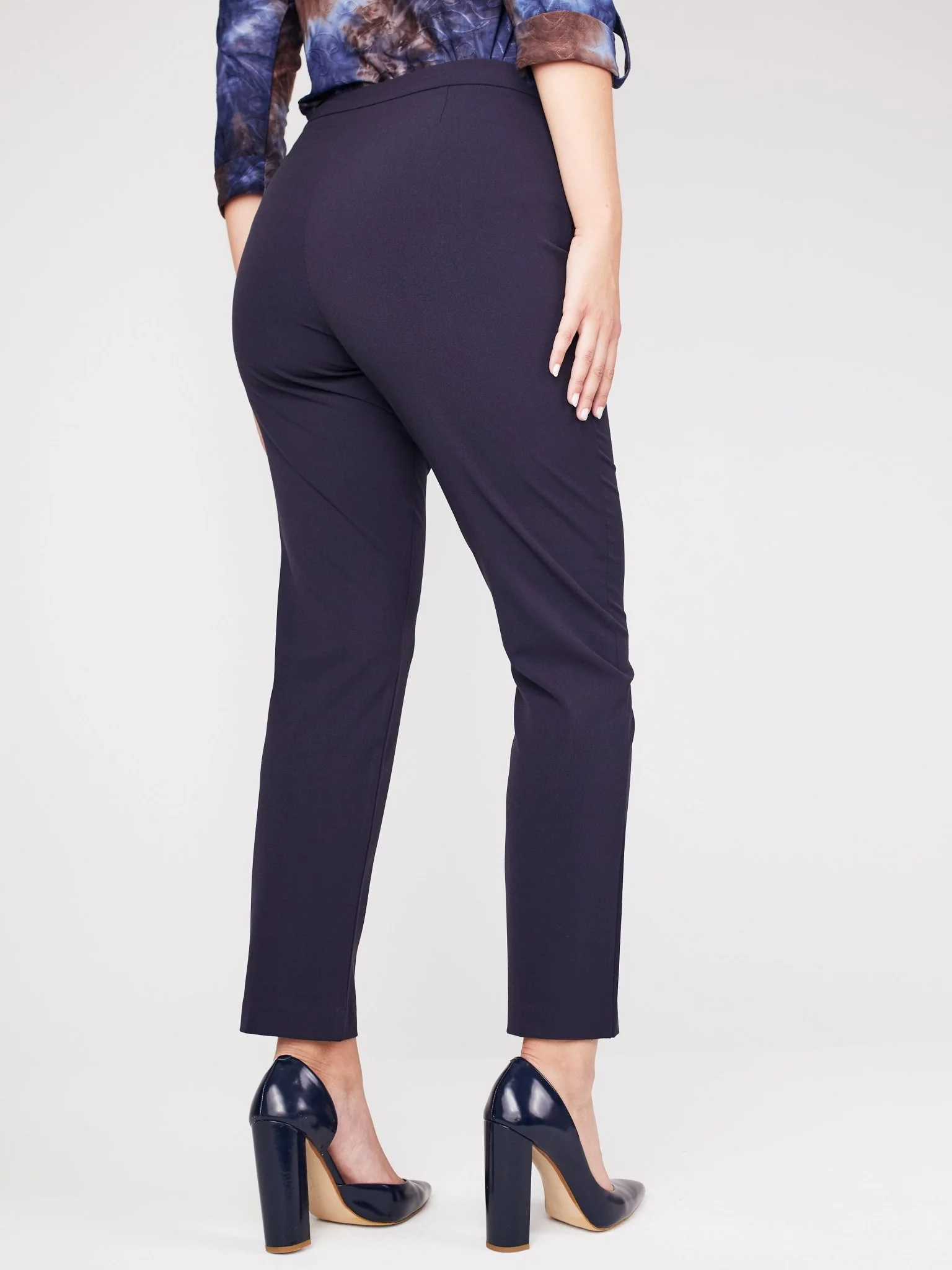 Roz & Ali™ Secret Agent Tummy Control Taper Pants - Petite - Image 10
