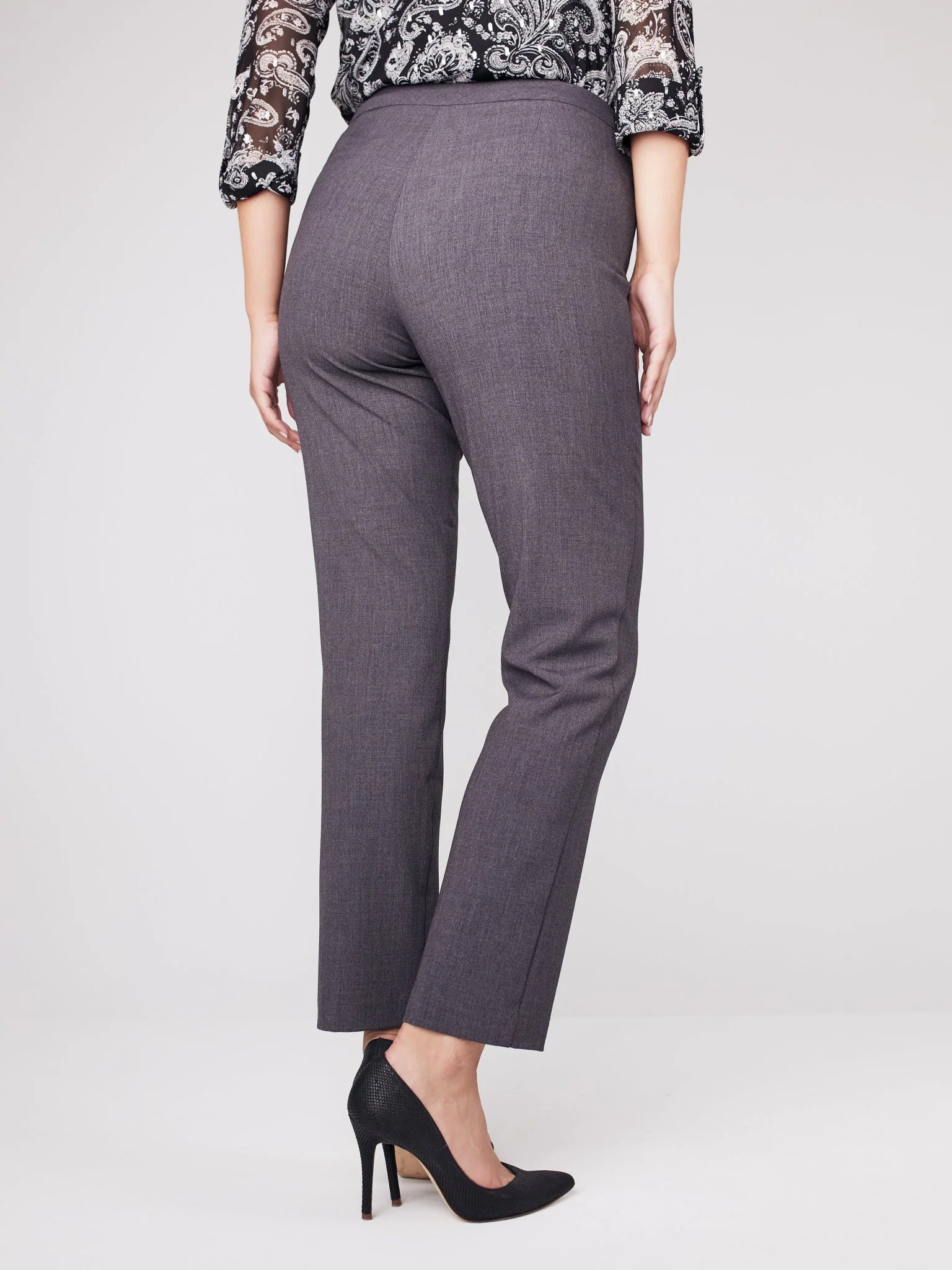 Roz & Ali™ Secret Agent Tummy Control Taper Pants - Petite - Image 3