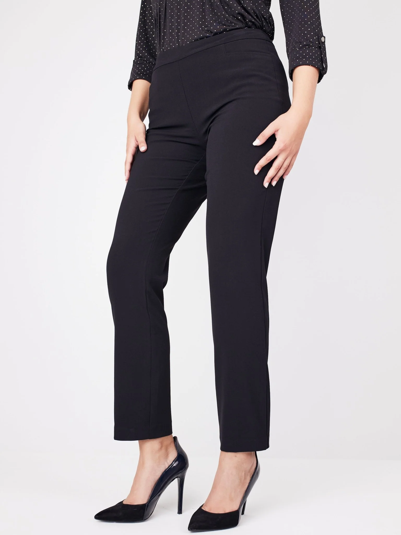 Roz & Ali™ Secret Agent Tummy Control Taper Pants - Petite - Image 7